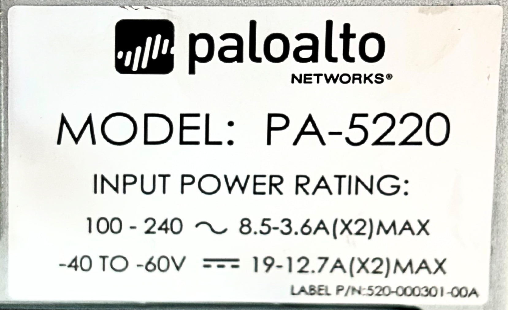 Palo Alto PA-5220 PA-5220 Firewall Network Security Appliance