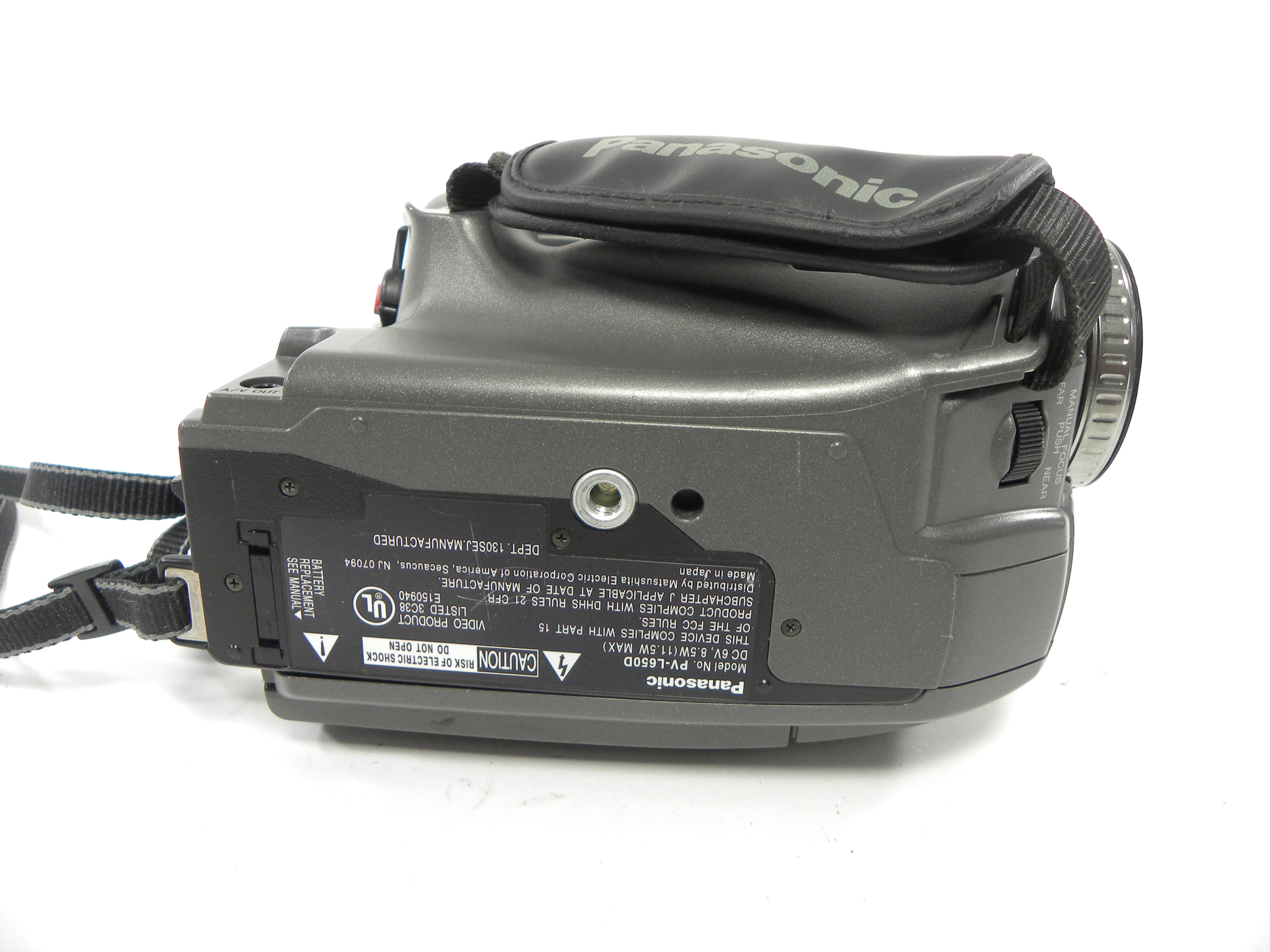 Panasonic DV-L6500 Palm Sight VHS-C Camcorder