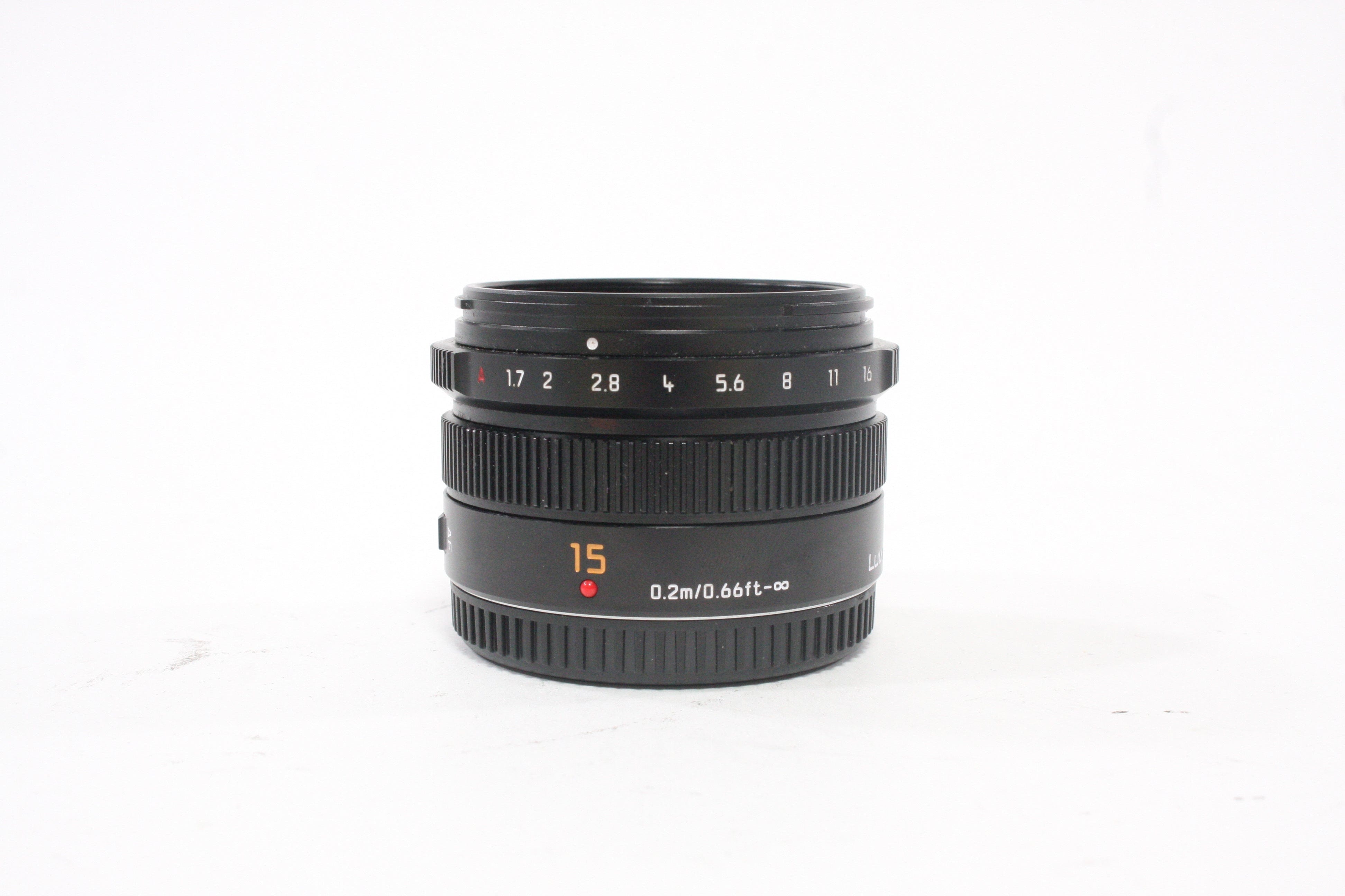 Panasonic Lumix 15mm f/1.7 Leica DG Summilux Lens for Micro 4/3 Mount