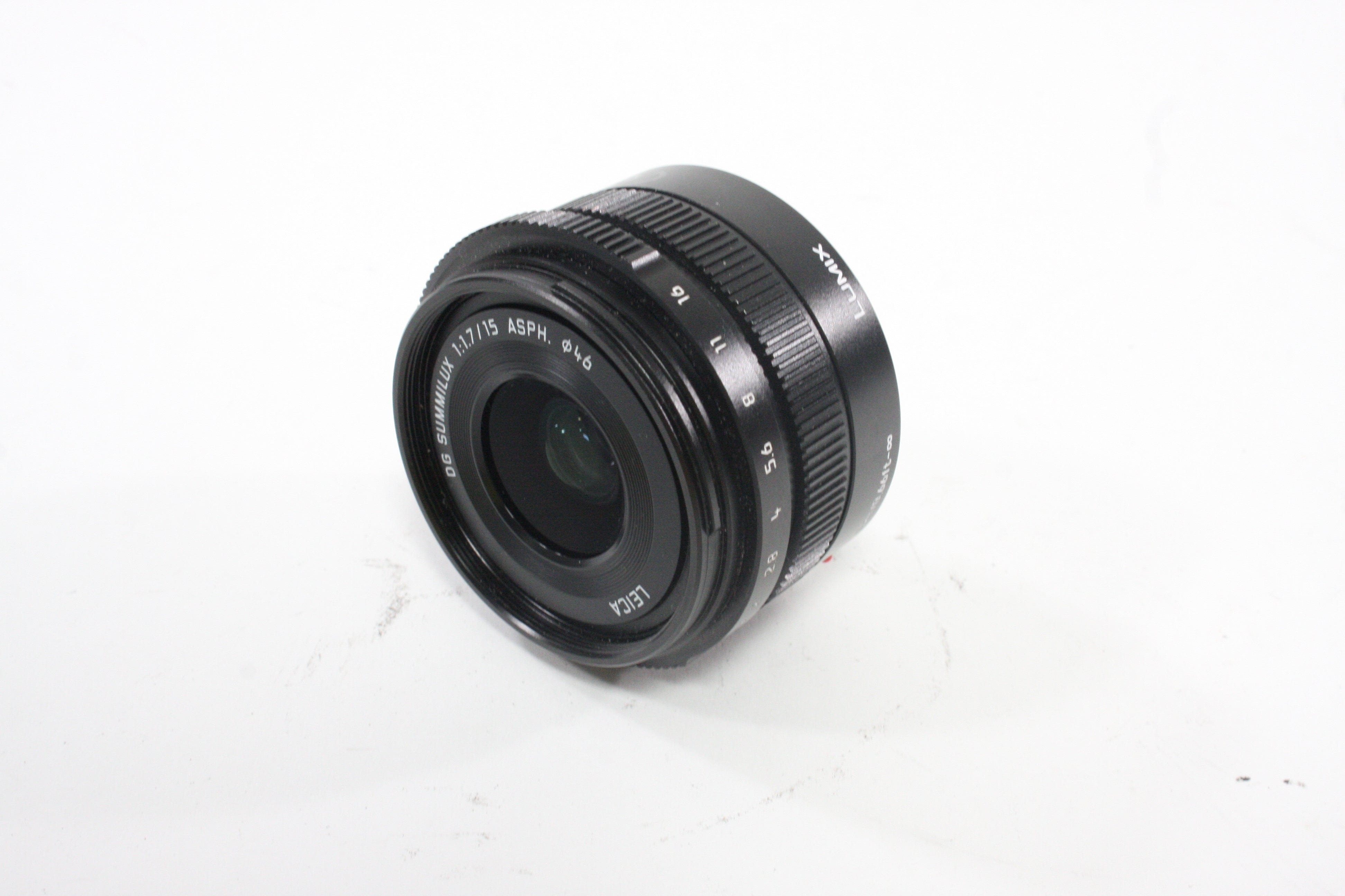 Panasonic Lumix 15mm f/1.7 Leica DG Summilux Lens for Micro 4/3 Mount