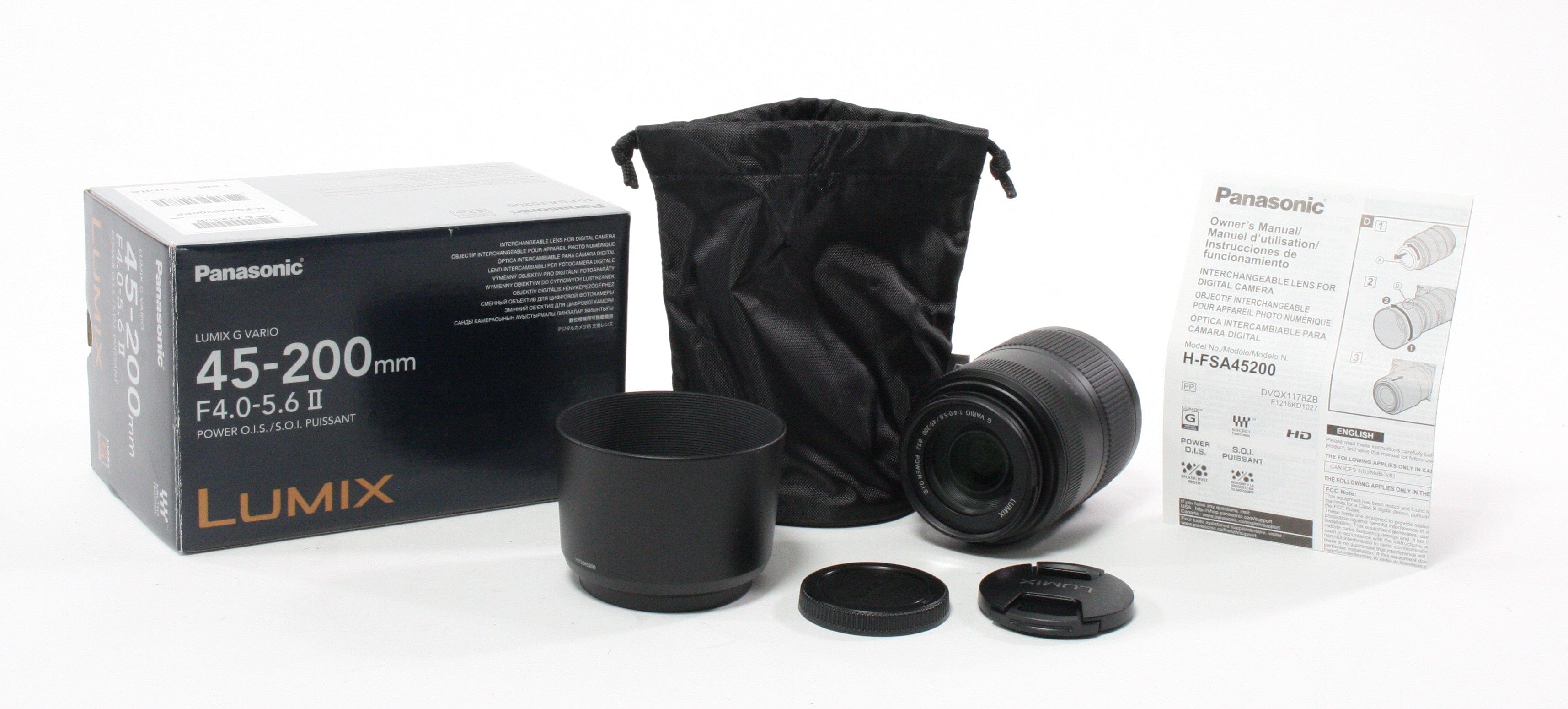 Panasonic Lumix 45-200mm F4/5.6 II for Micro 4/3 Mount