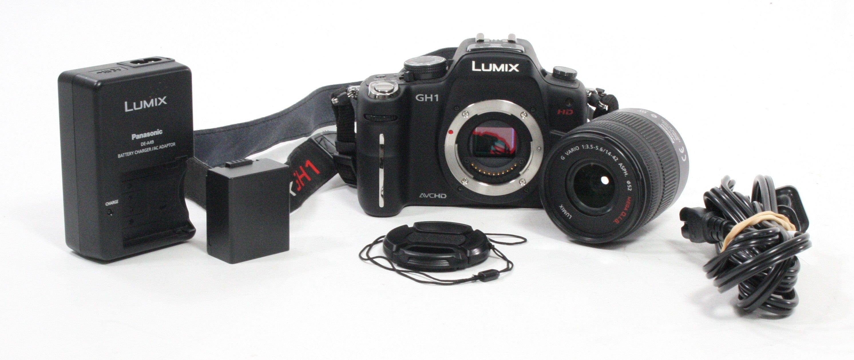 Panasonic Lumix DMC-GH1 AVCHD Mirrorless Camera with 14-42mm f/3.5-5.6 Lens