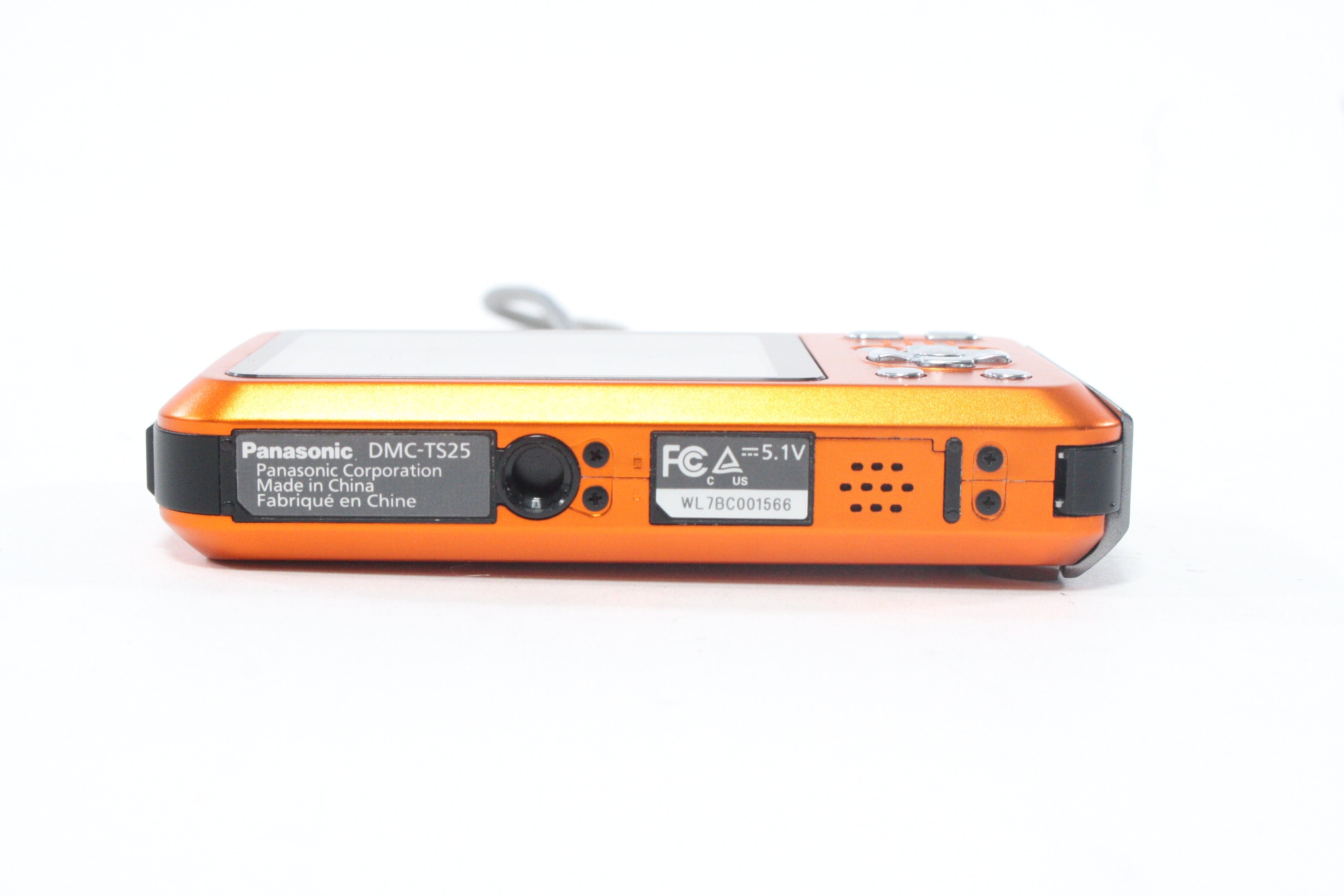 Panasonic Lumix DMC-TS25 Waterproof Digital Camera 8x Zoom 16.1mp (Orange)