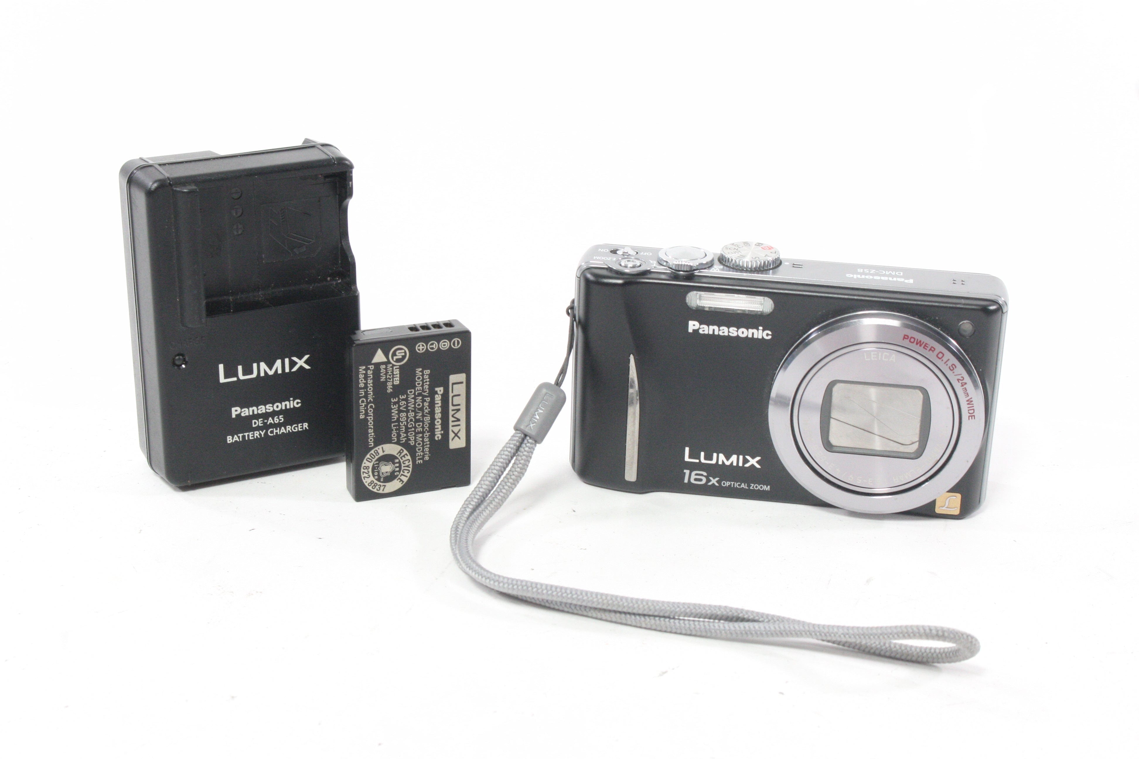 Panasonic Lumix DMC-Z58 Digital Point-and-Shoot Camera 16x Zoom 14.1mp