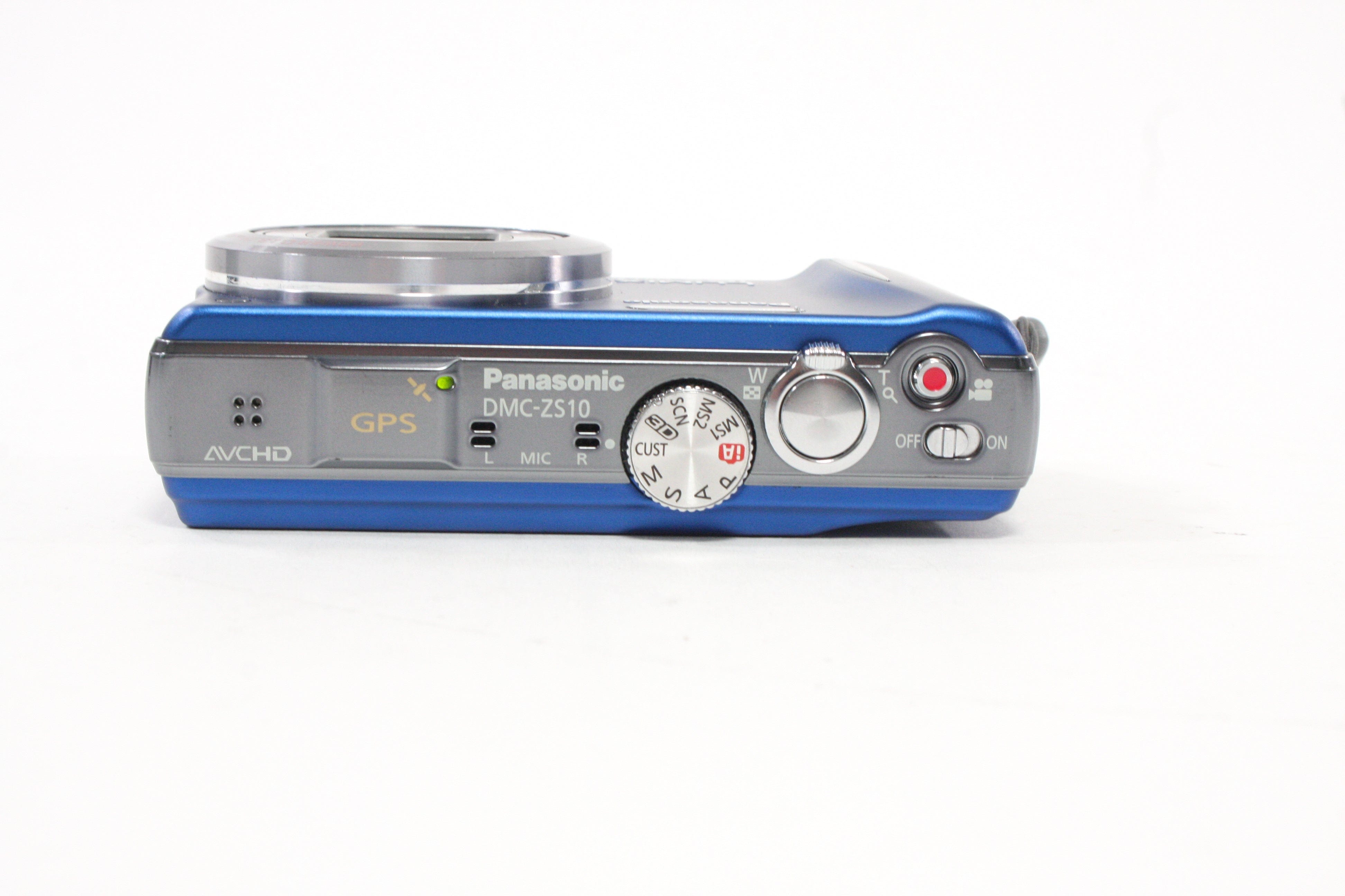 Panasonic Lumix DMC-ZS10 Digital Point-and-Shoot Camera 16x Zoom 14.1mp AS-IS