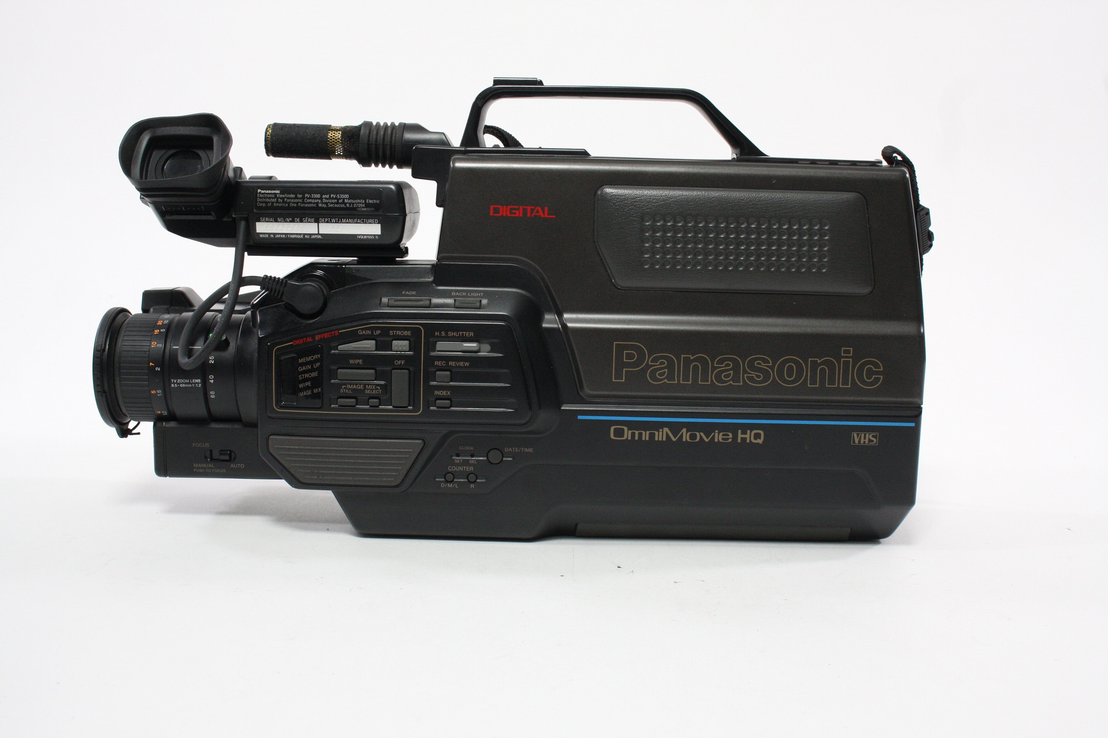 Panasonic OmniMovie HQ Camcorder Model PV-330D