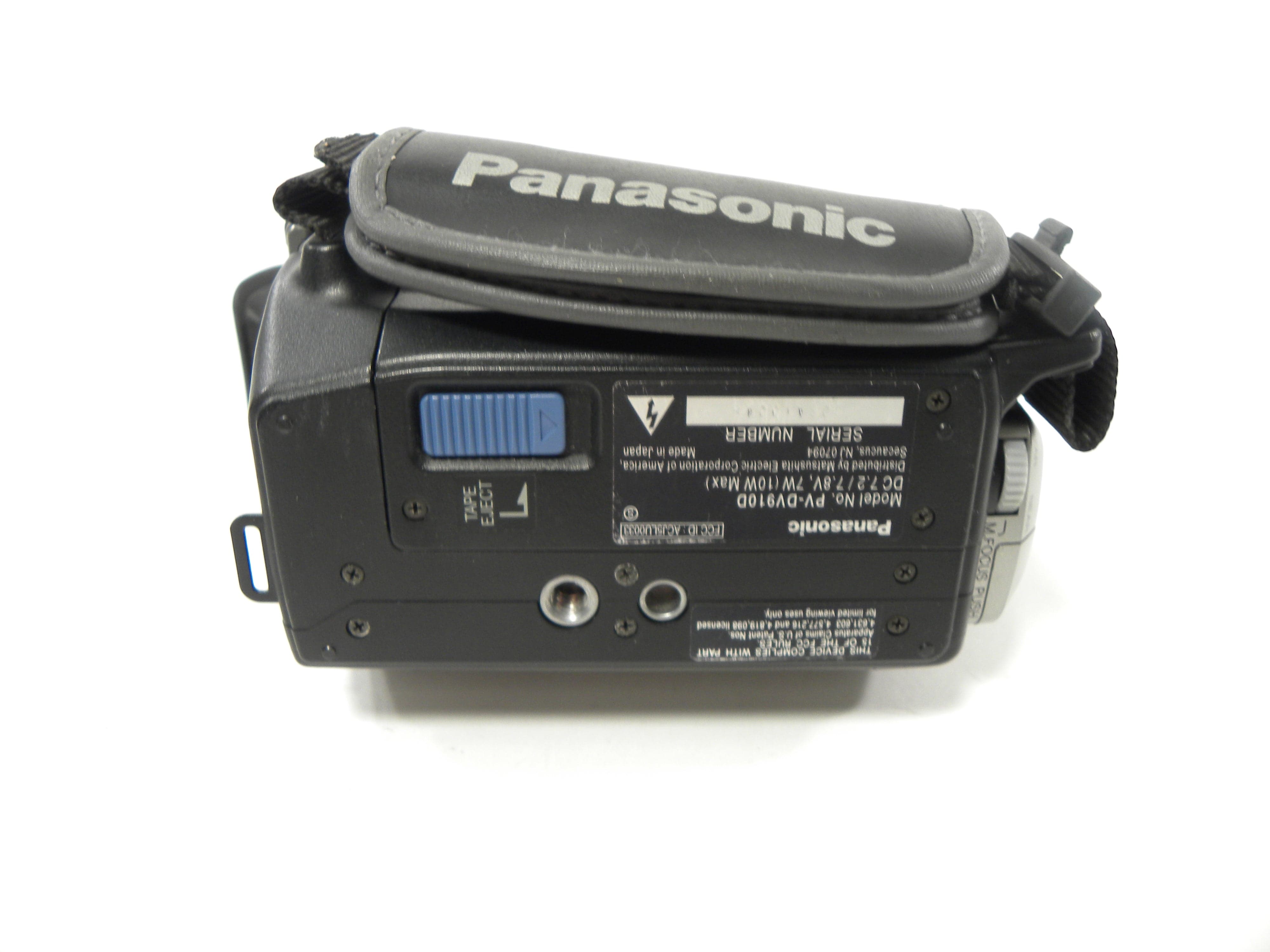Panasonic Palm Sight MiniDV PV-DV910 Camcorder