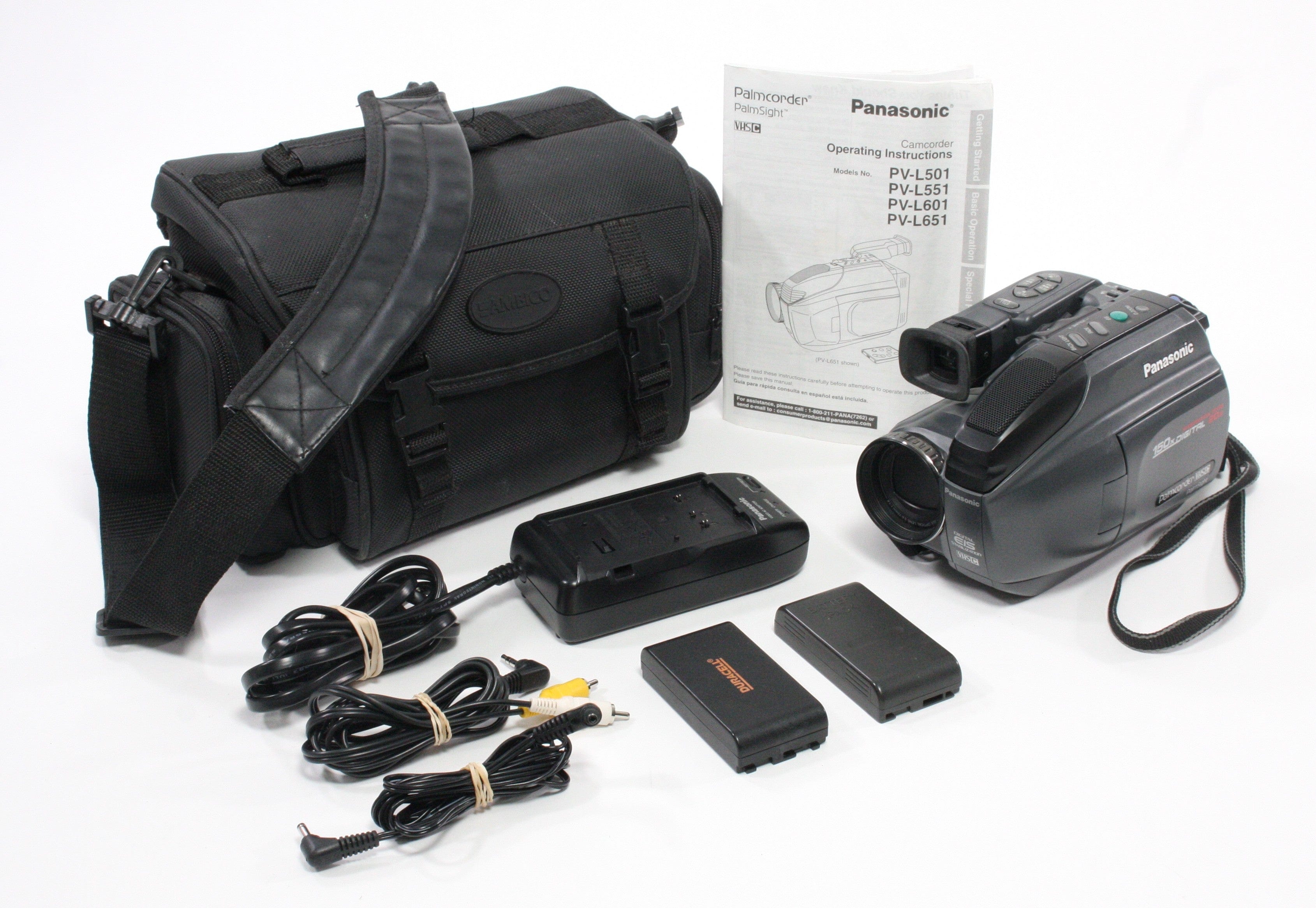 Panasonic VHS-C PV-L501D Camcorder