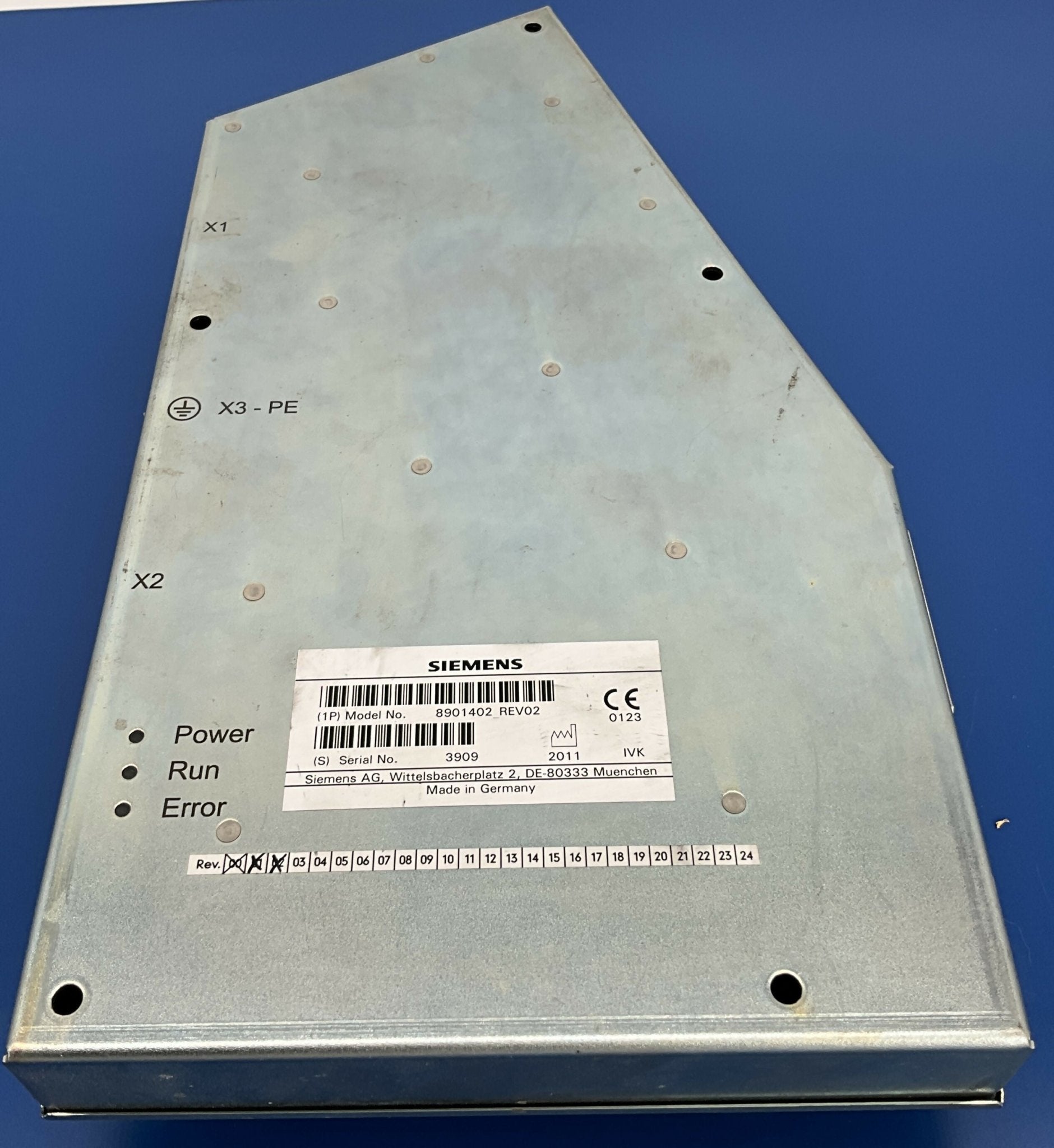 PANEL CONTROL LEFT (8901402 REV02 SIEMENS