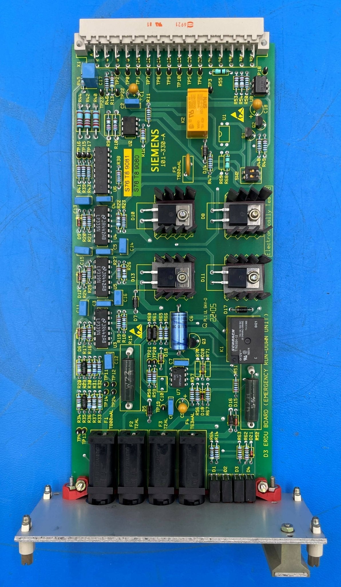 PC ASS'Y ERDU D3 SUPERVISORY TEST BOARD (08396868/601-330T Siemens
