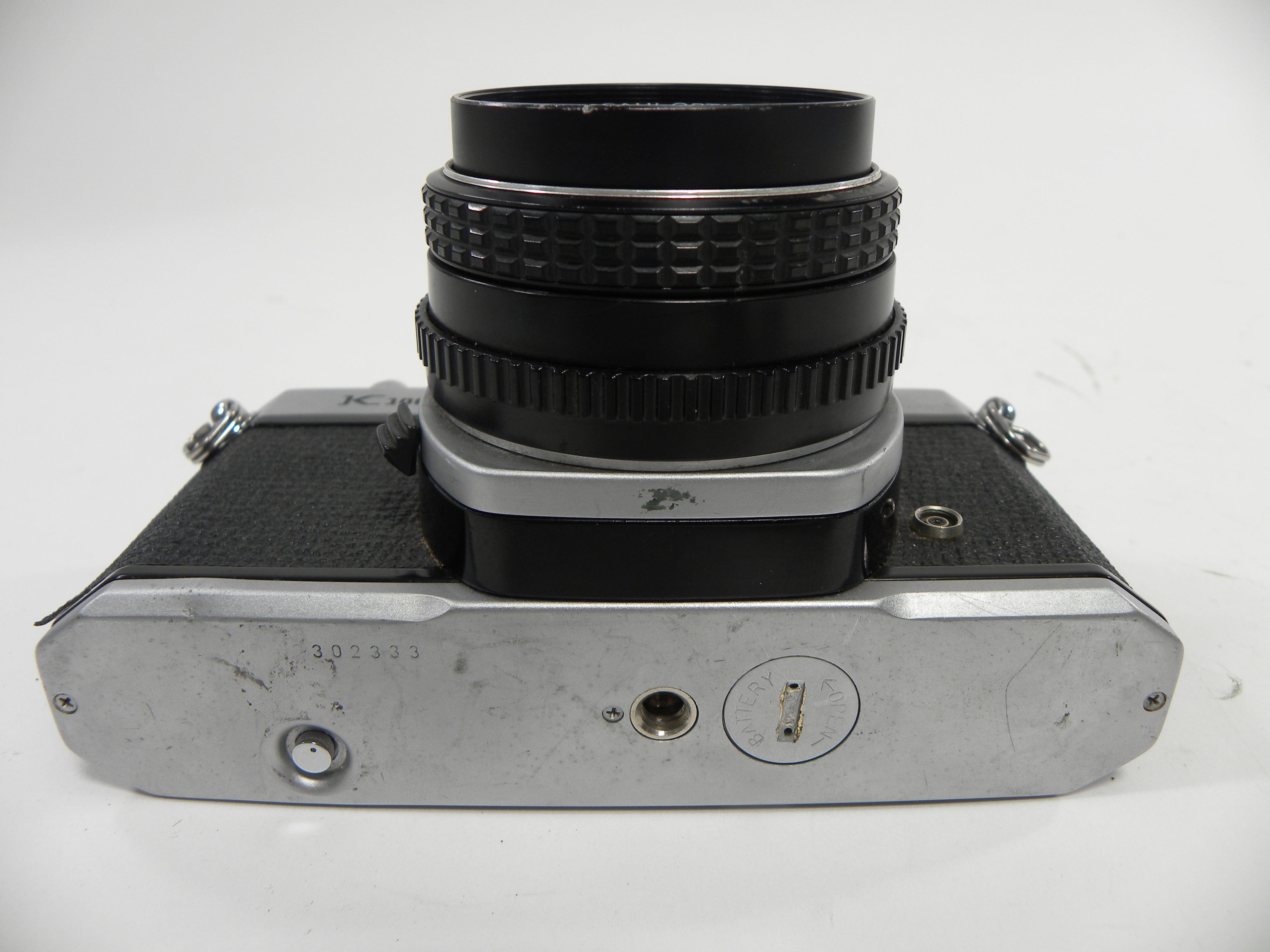 Pentax K-1000 35mm SLR w/Pentax-M SMC 50mm f2 AS IS (parts)