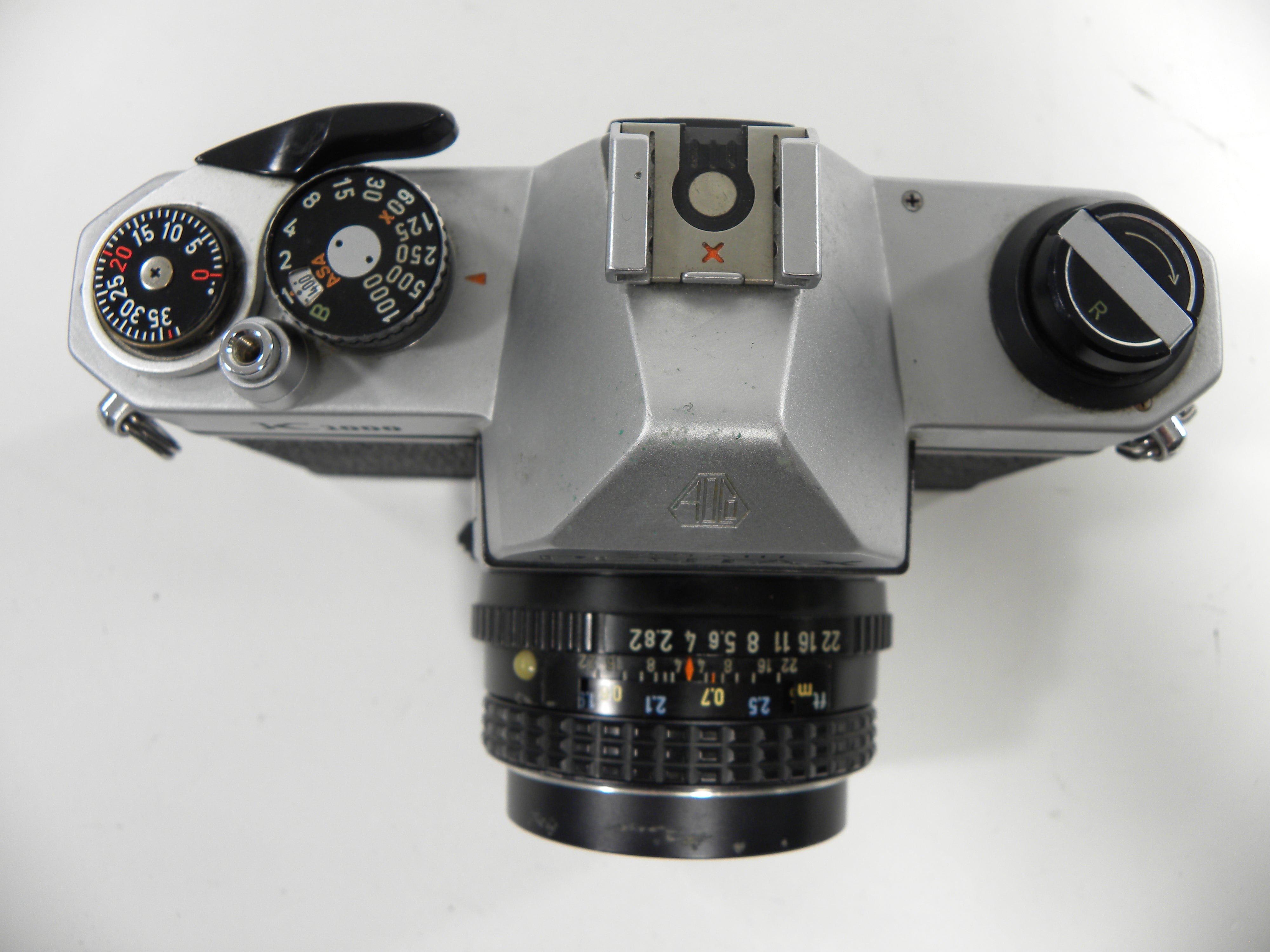Pentax K-1000 35mm SLR w/Pentax-M SMC 50mm f2 AS IS (parts)