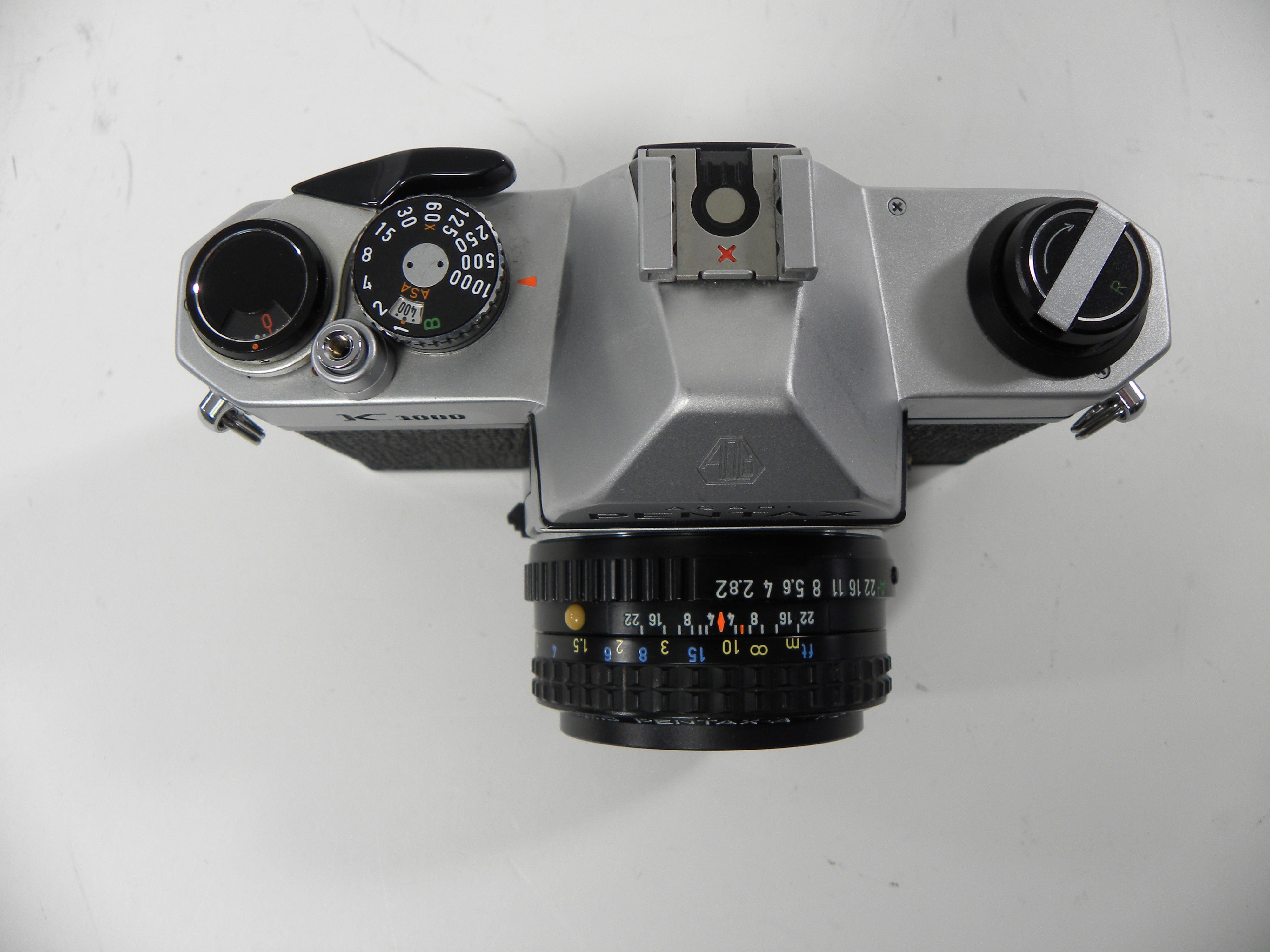 Pentax K-1000 35mm SLR w/SMC Pentax-A 50mm f2 AS IS