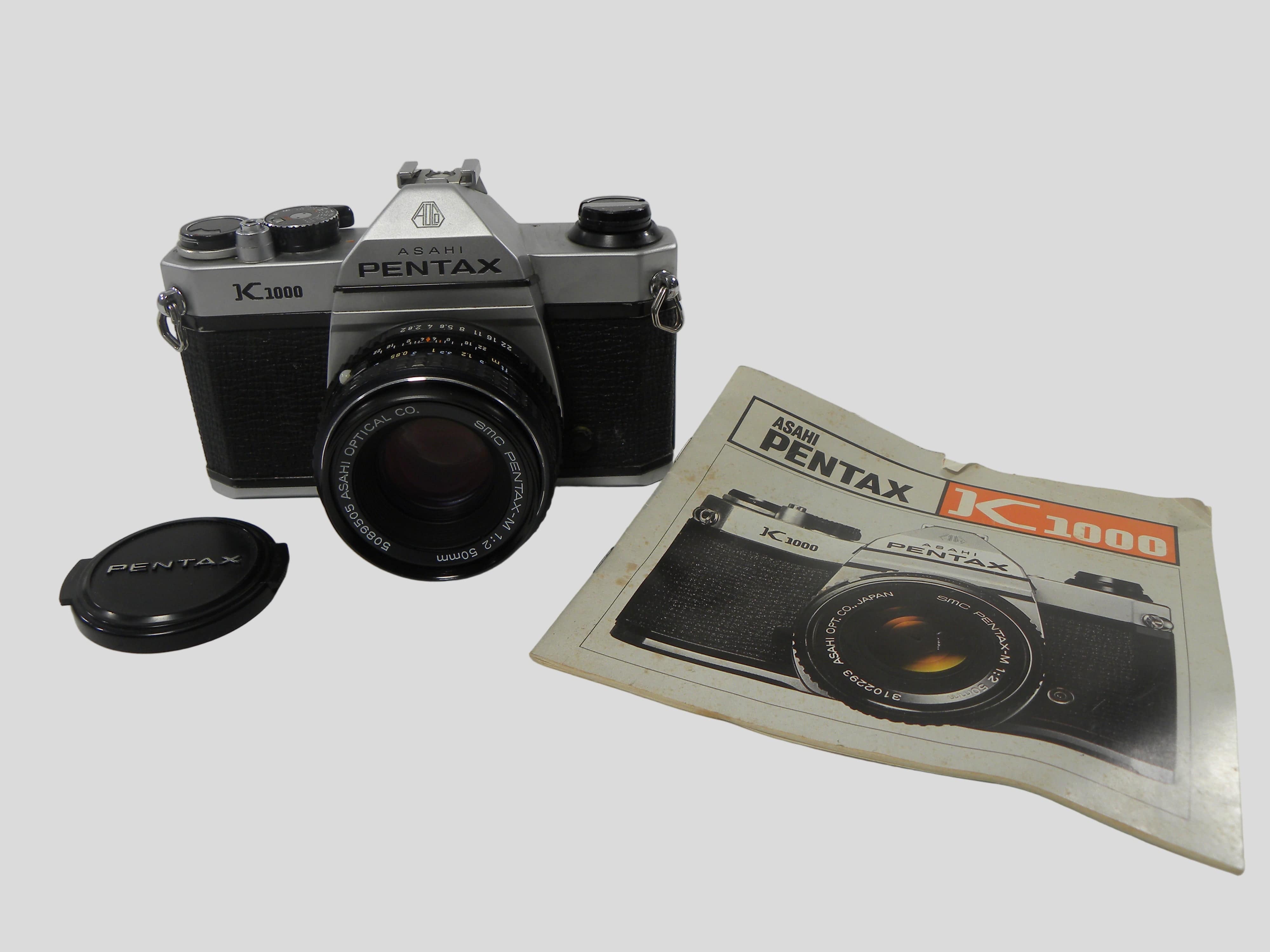 Pentax K-1000 35mm SLR w/SMC Pentax-M 50mm f2
