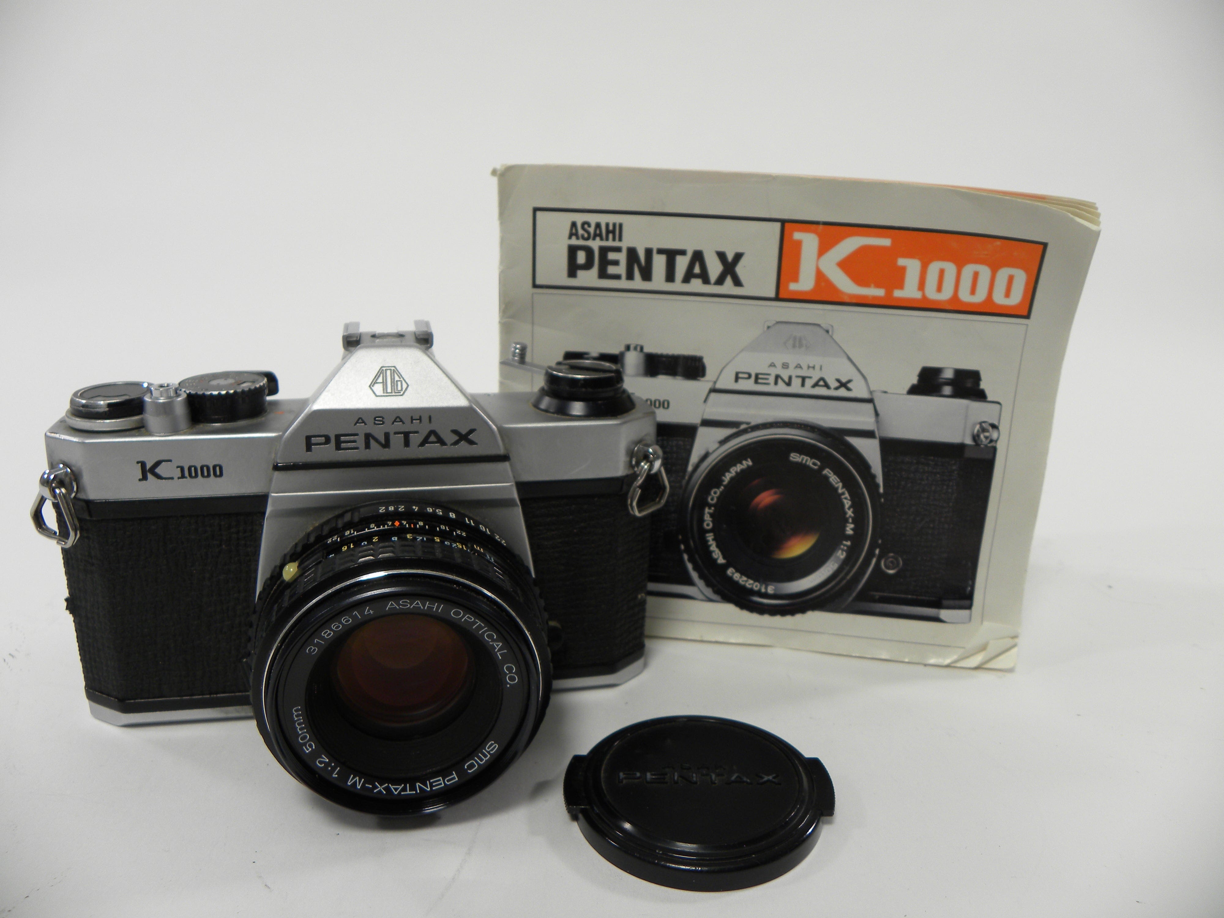 Pentax K-1000 35mm SLR w/SMC Pentax-M 50mm f2