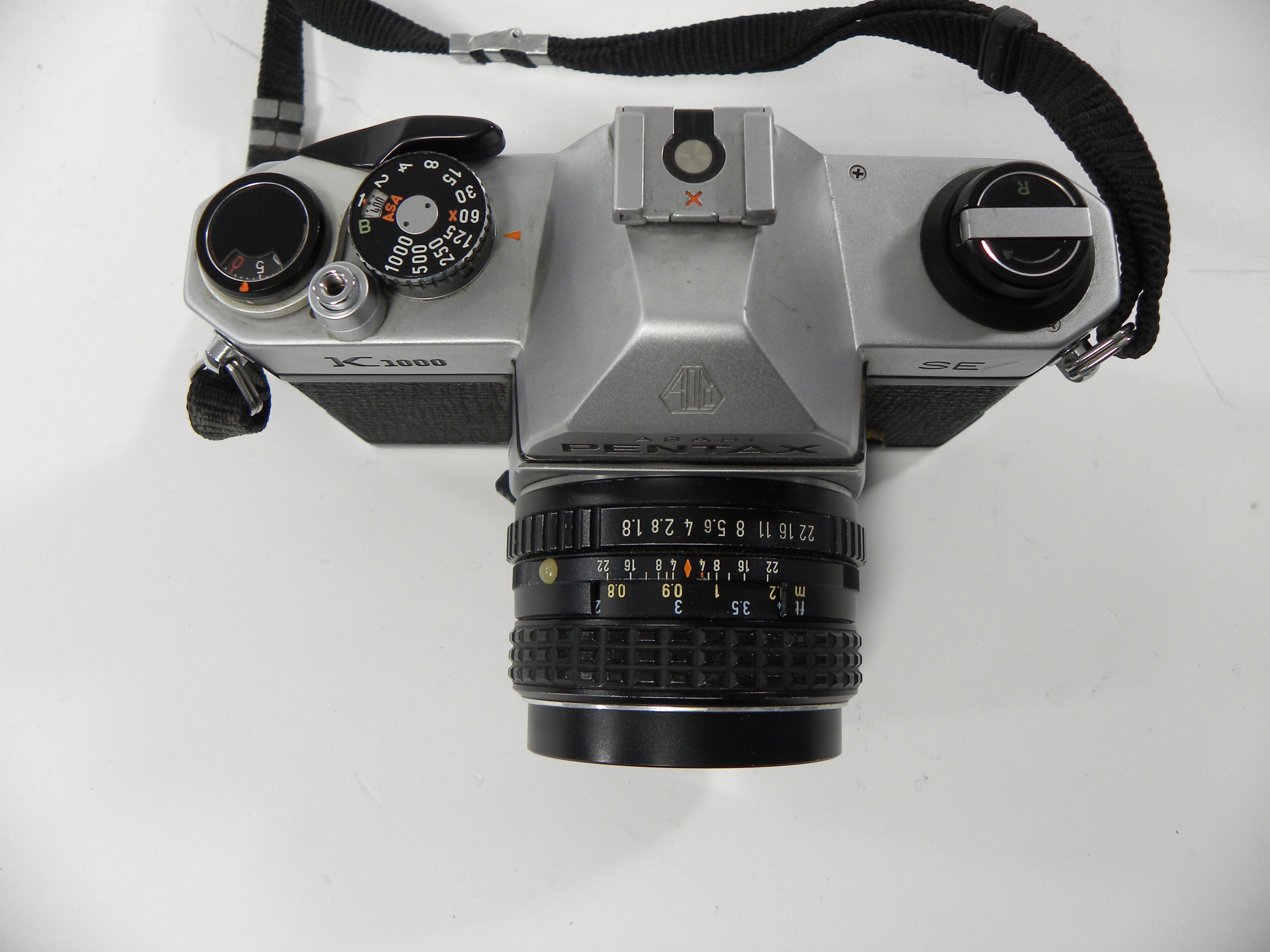 Pentax K-1000 SE 35mm SLR w/SMC Pentax 55mm f1.8