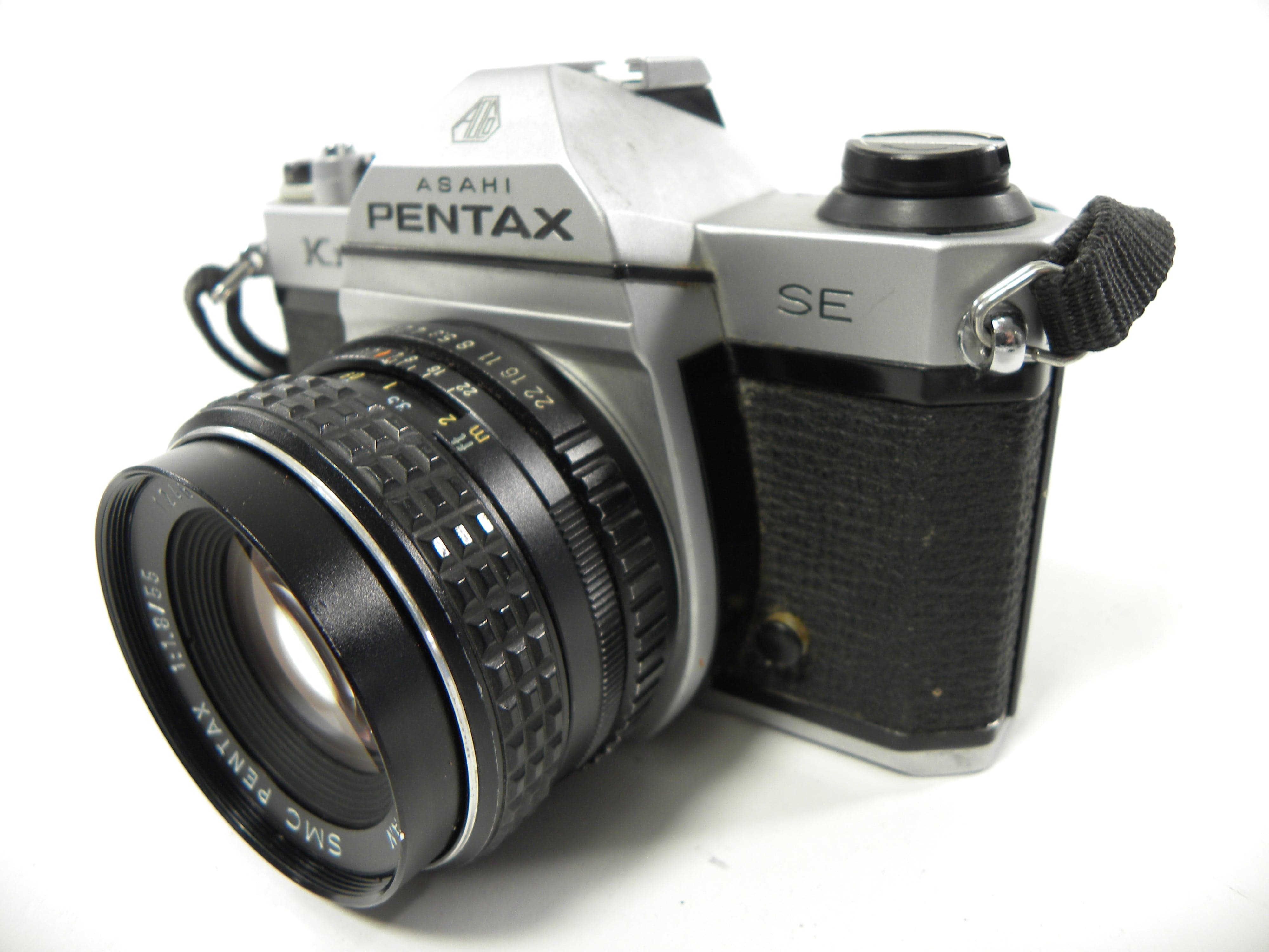 Pentax K-1000 SE 35mm SLR w/SMC Pentax 55mm f1.8
