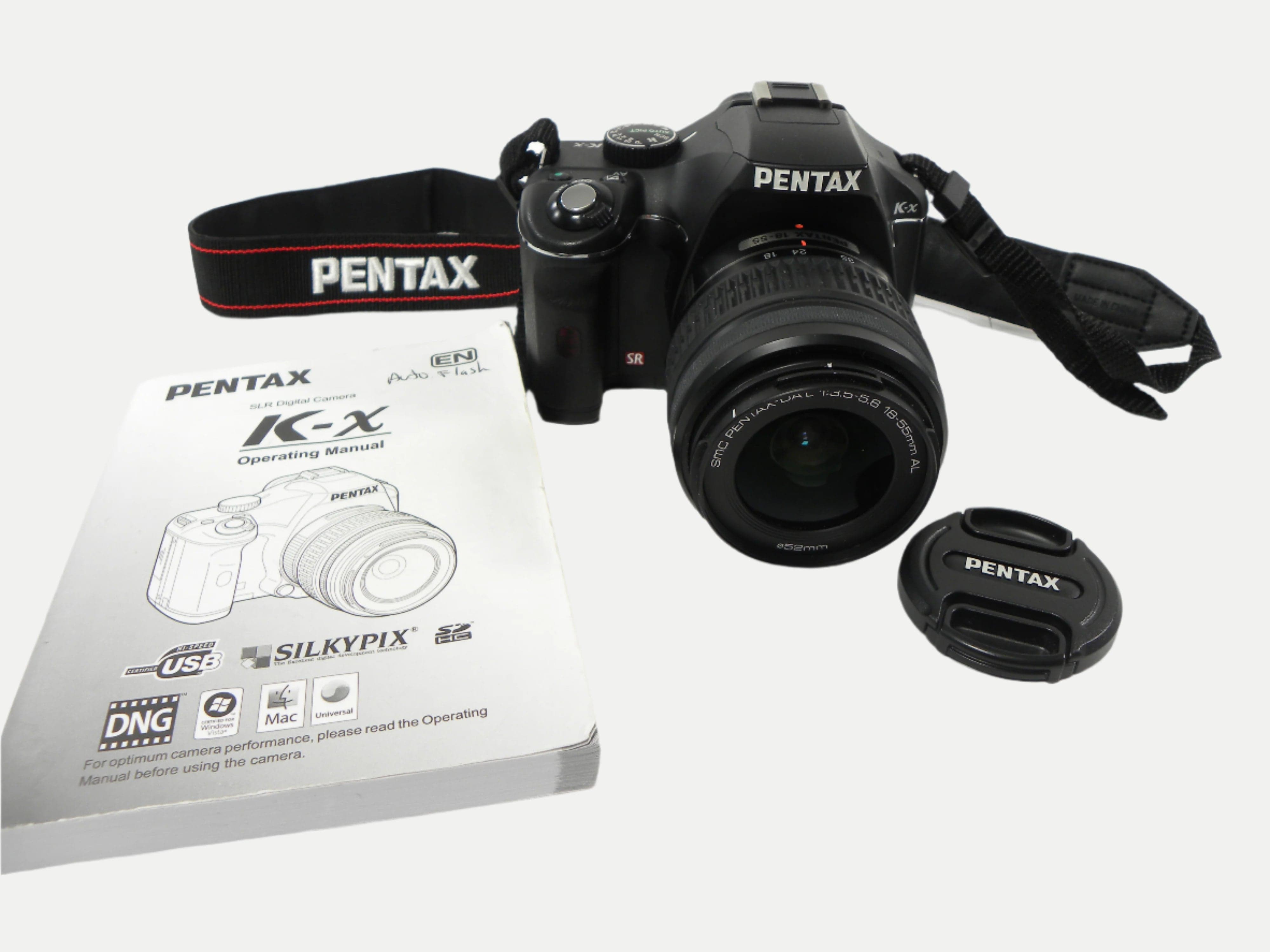Pentax K-x 12.4mp Digital SLR w/SMC Pentax-DAL 18-55 f3.5-5.6