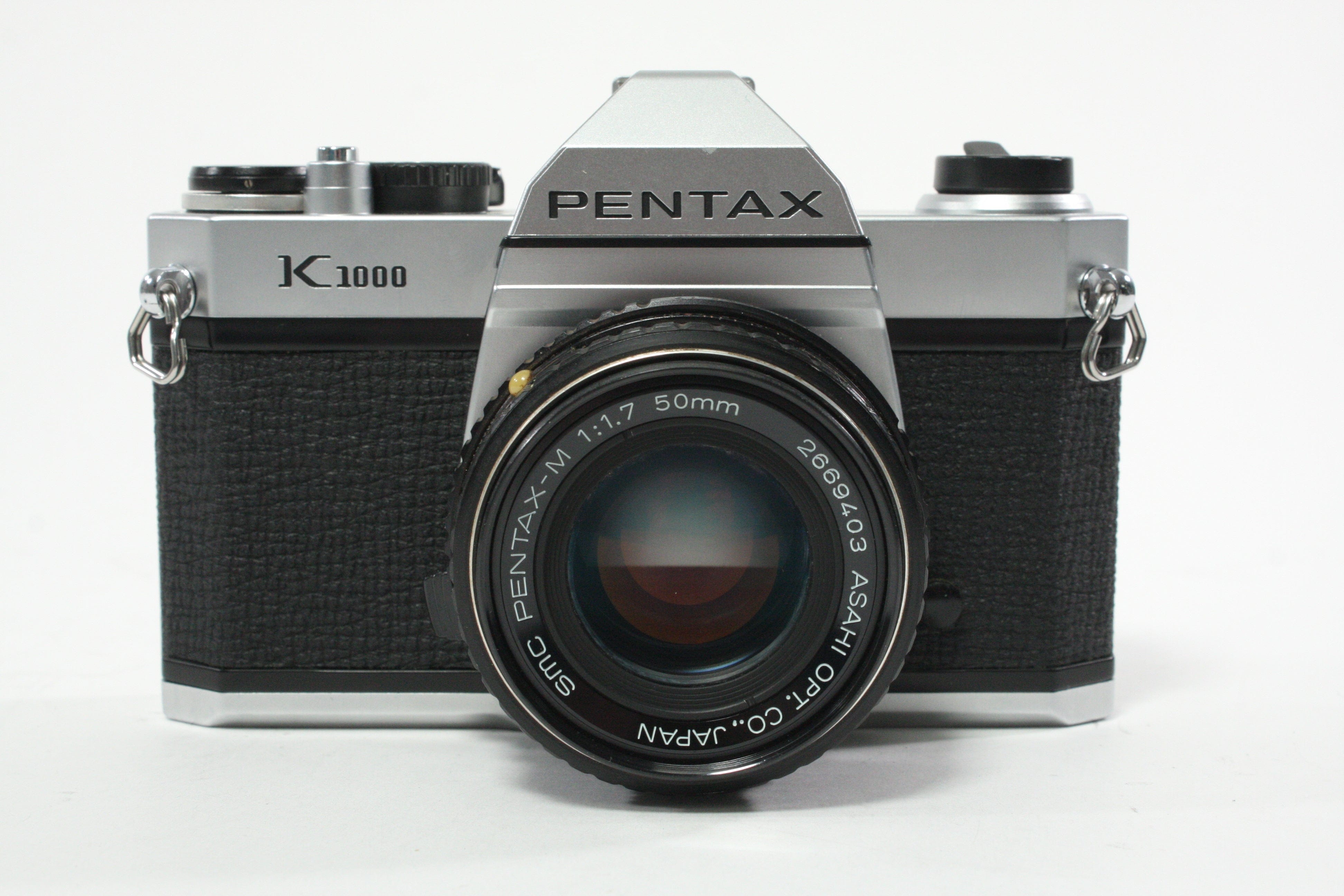 Pentax K1000 35mm SLR Camera with 50mm f/1.7 SMC Lens