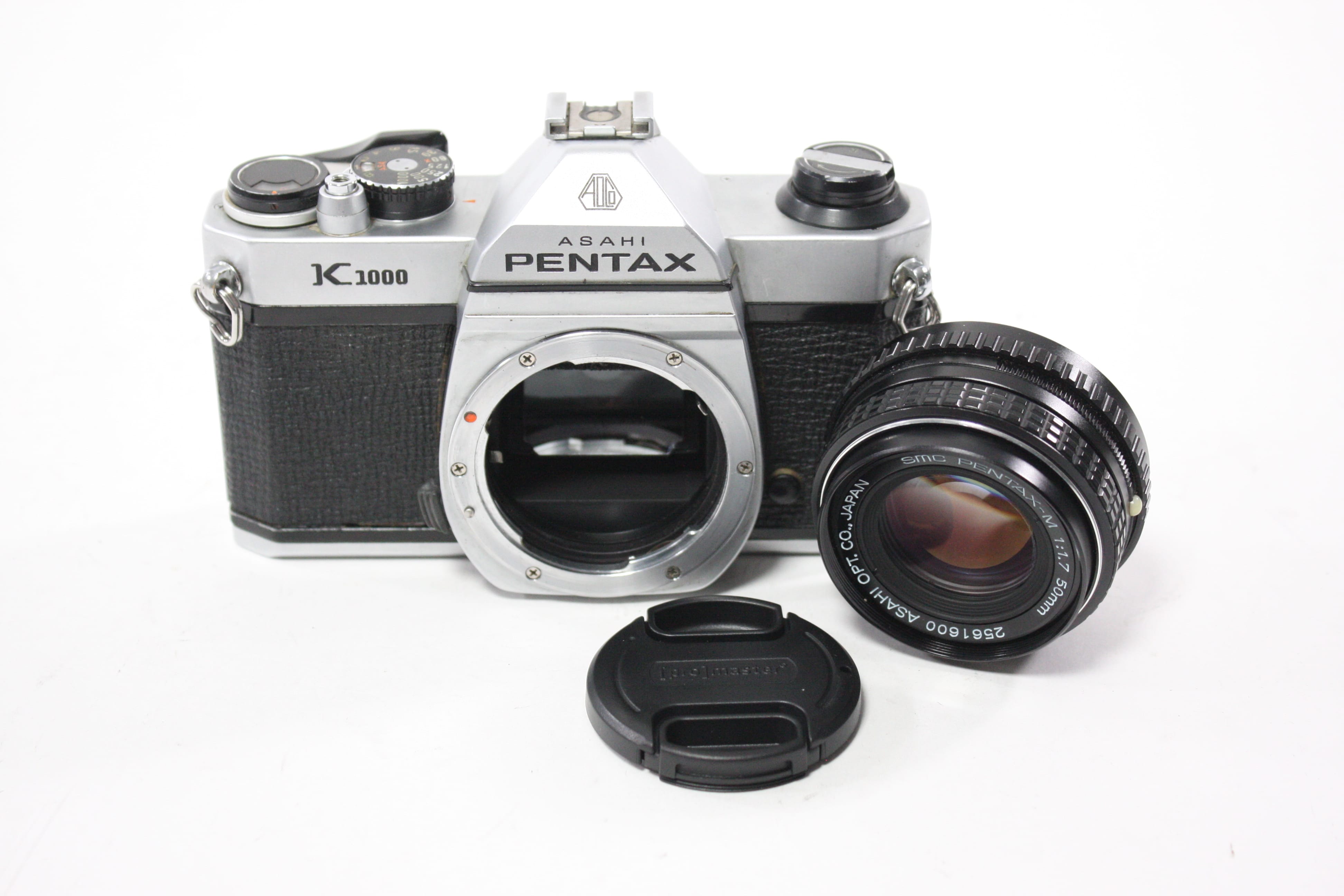 Pentax K1000 35mm SLR Camera with Pentax-M 50mm f/1.7 SMC Lens