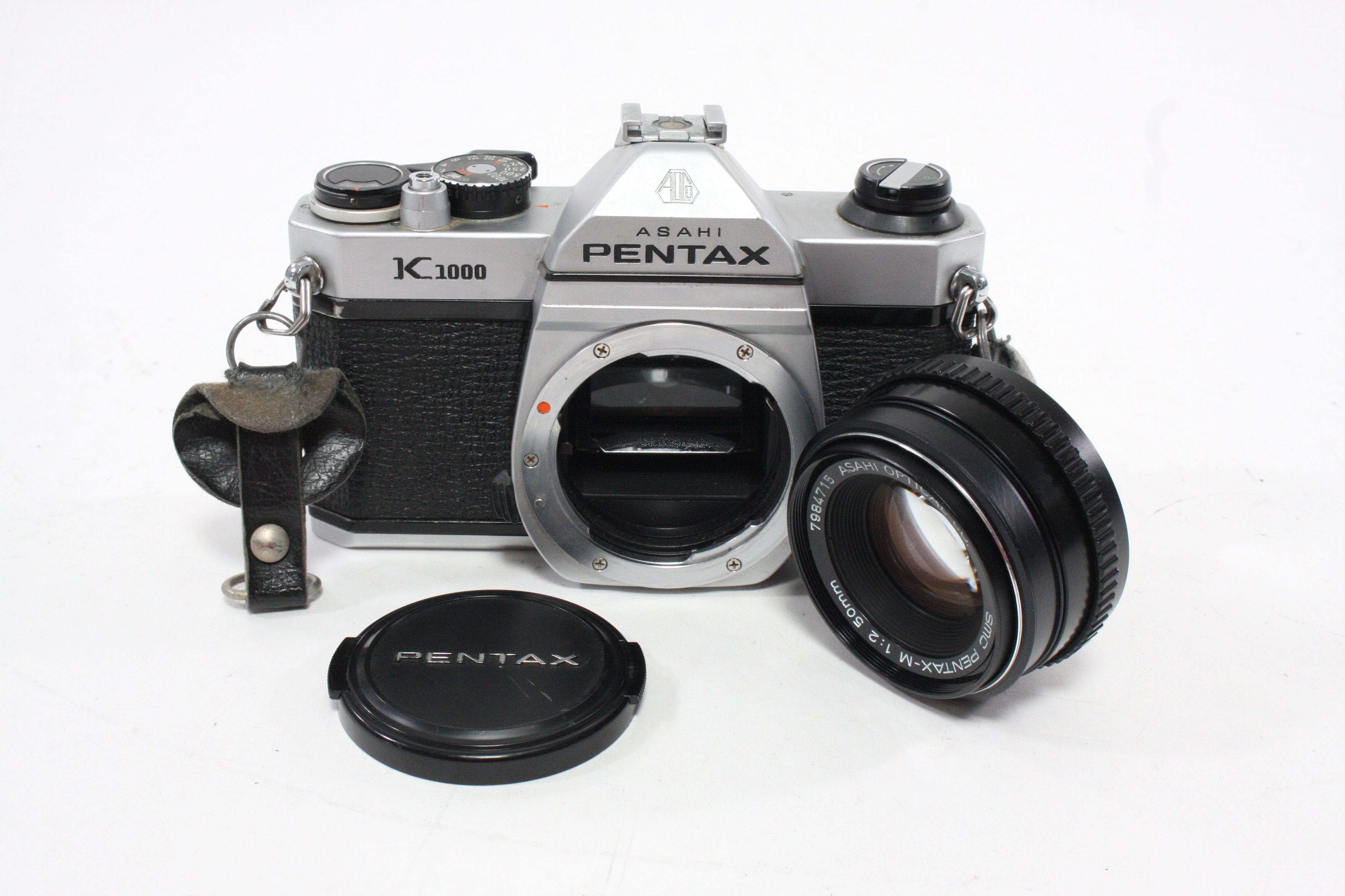 Pentax K1000 35mm SLR Camera with Pentax M 50mm f/2 Lens