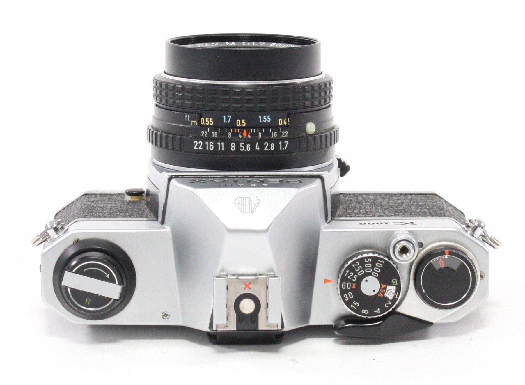 Pentax K1000 with 50mm f/1.7 lens