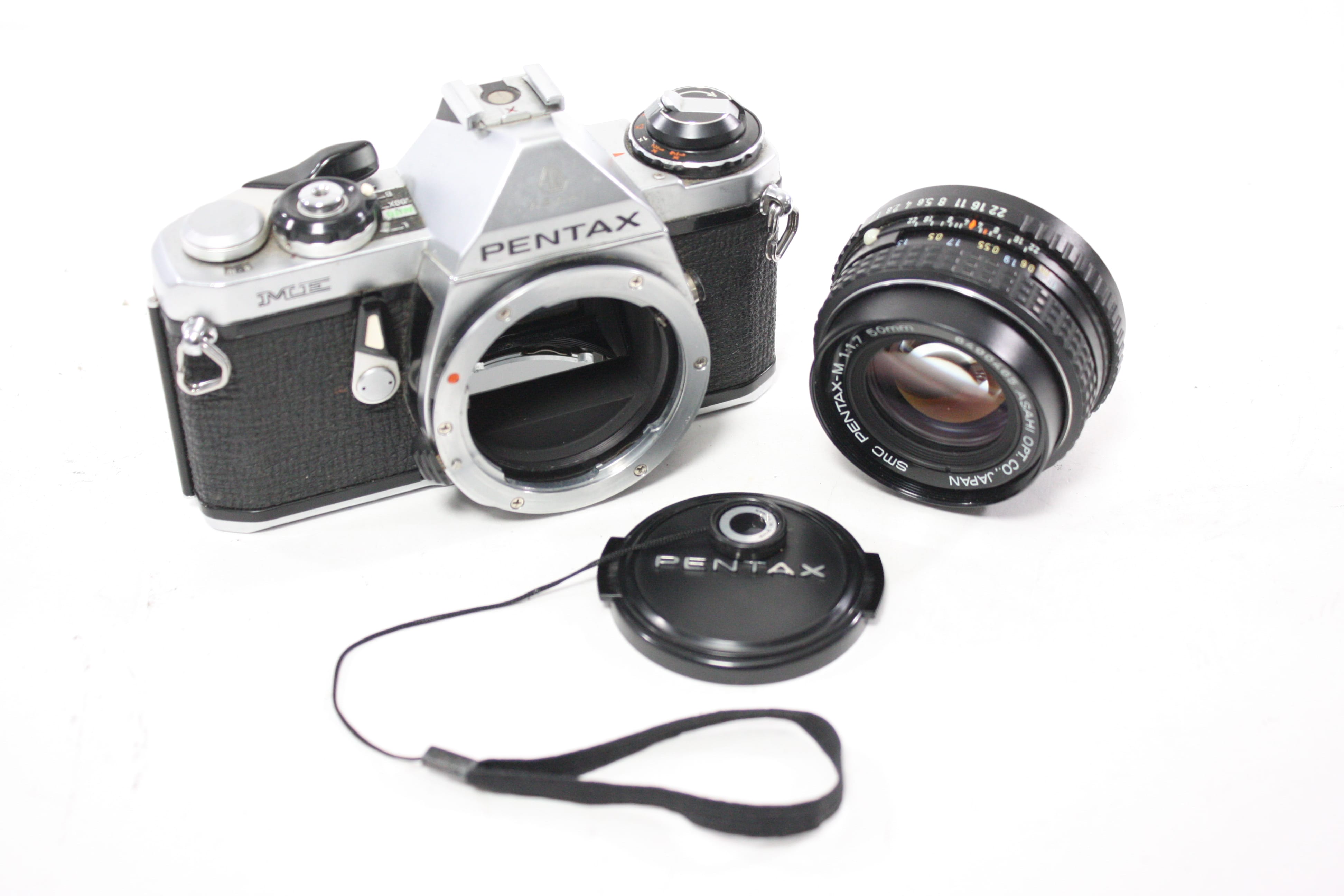Pentax ME 35mm SLR Camera with Pentax-M 50mm f/1.7 SMC Lens