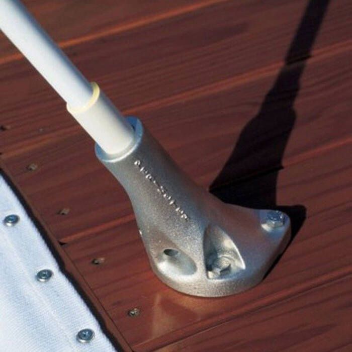 Taylor Made MW.160 Standard Mooring Whips, 1-Pair, Fixed 60 Deg Angle Base, for Boats Up to 29'-33'