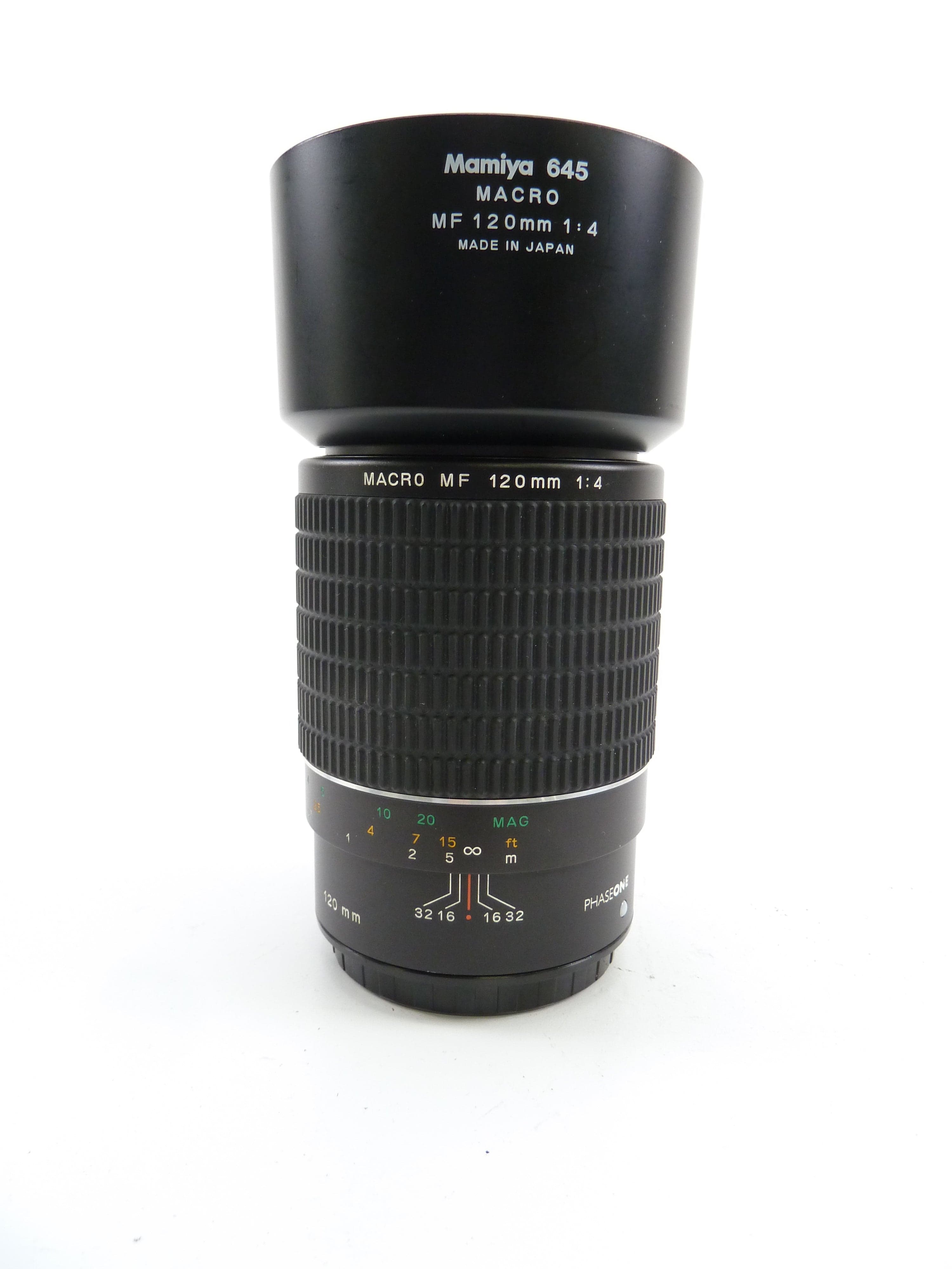 Phase One Mamiya 645 AF 120MM F4 D Series Macro Lens