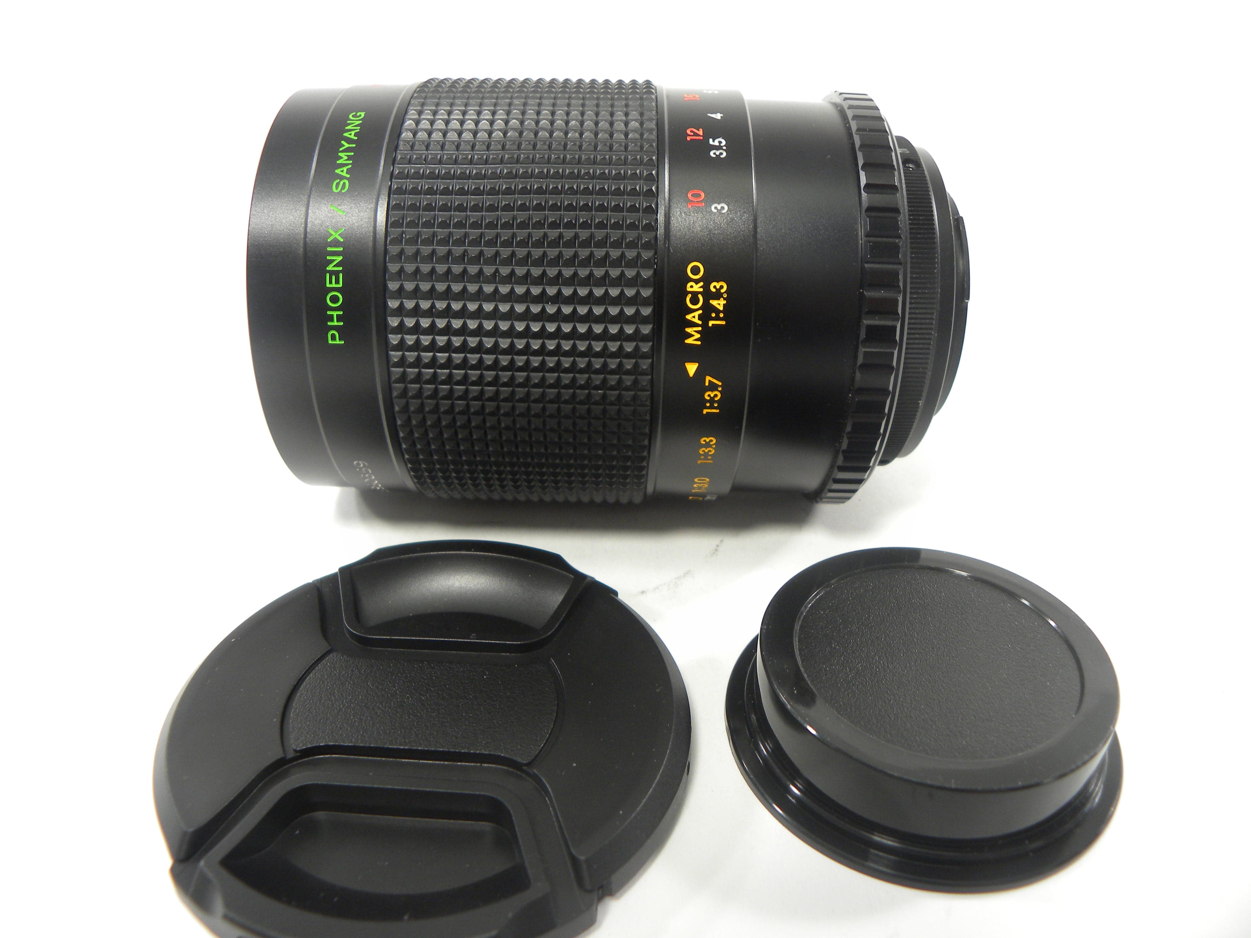 Phoenix/Samyang MC 500mm f8.0 Mirror lens w/T Mount & K adapter