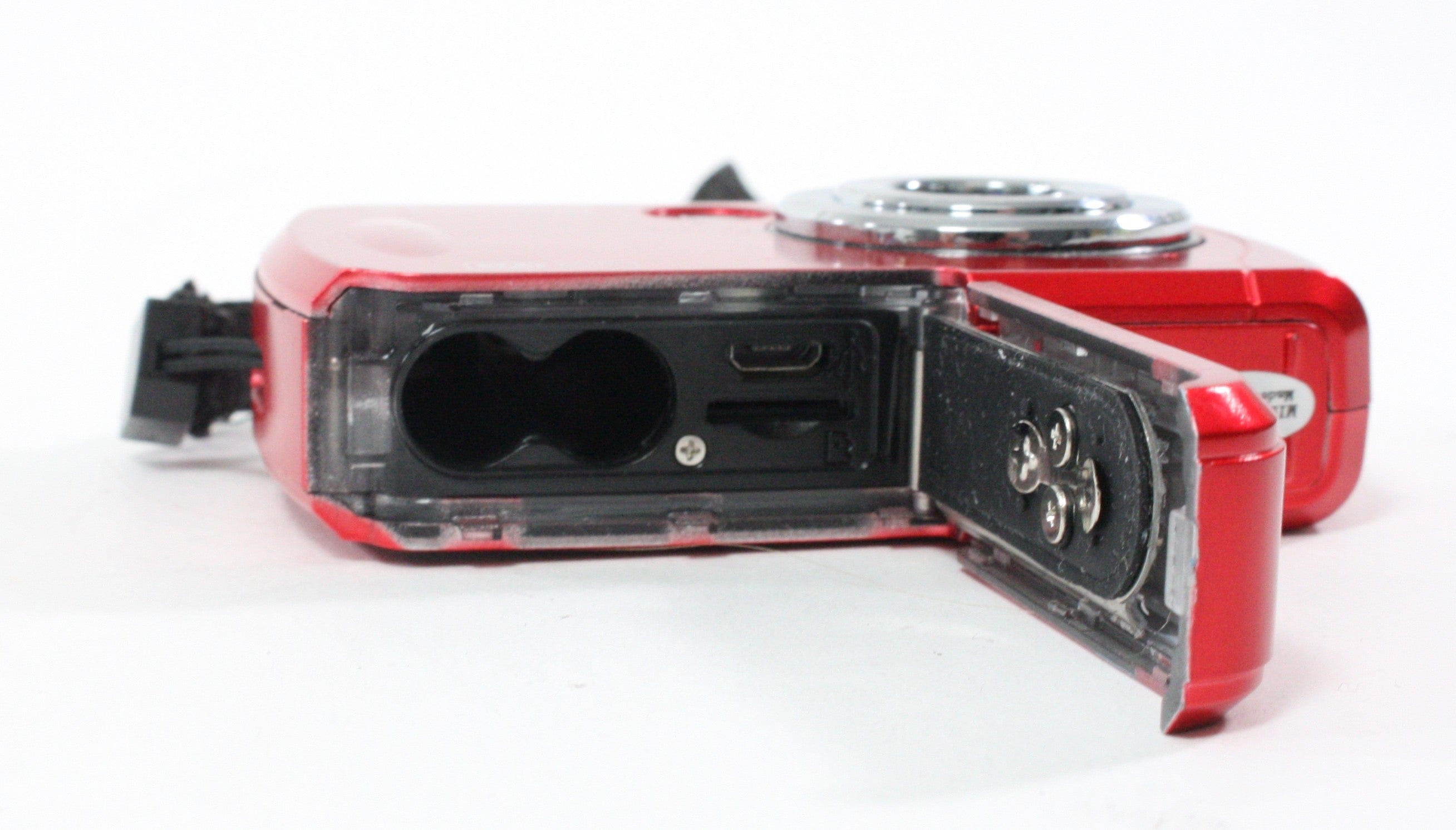 Polaroid iS048 Point and Shoot Digital Camera (Red)