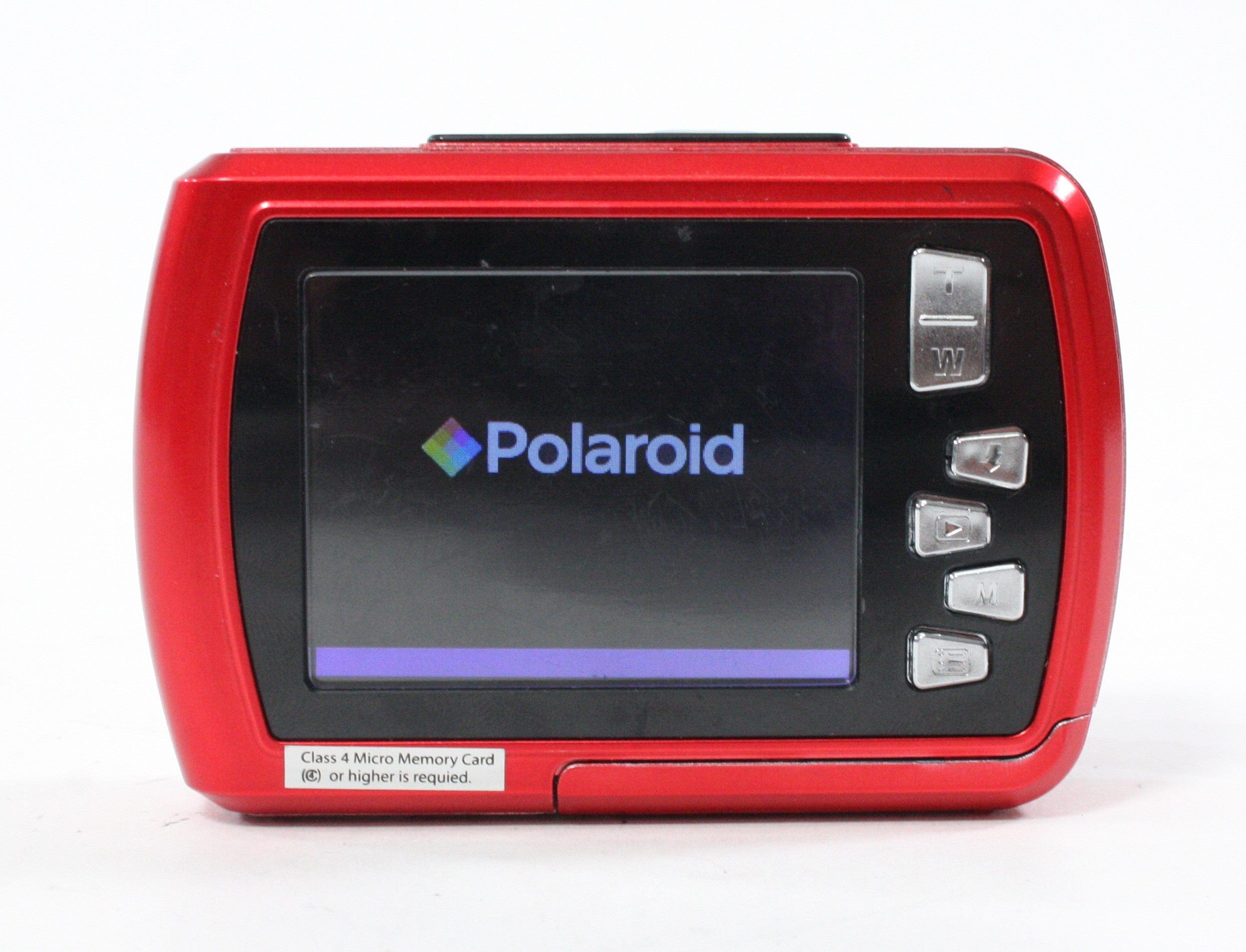 Polaroid iS048 Point and Shoot Digital Camera (Red)