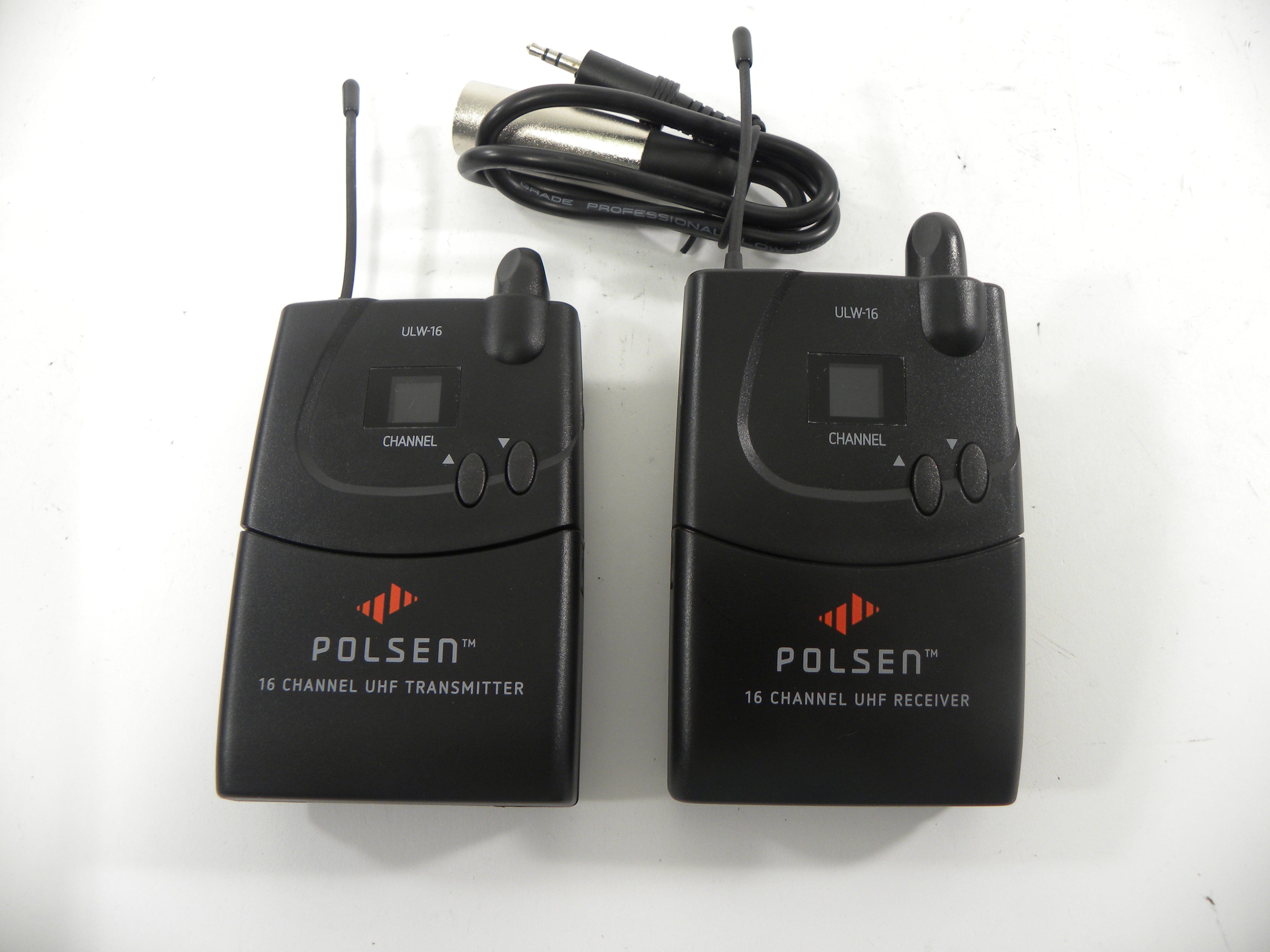 Polsen ULW-16 Transmitter & Receiver 16 Channel