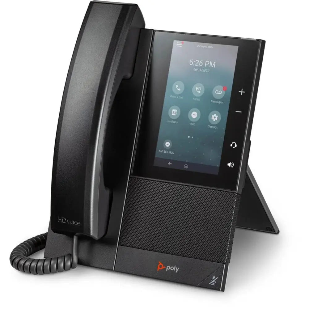 Poly CCX 500 Business Media Phone SIP PoE 5" Touchscreen POLY-CCX-500 - Refurbished