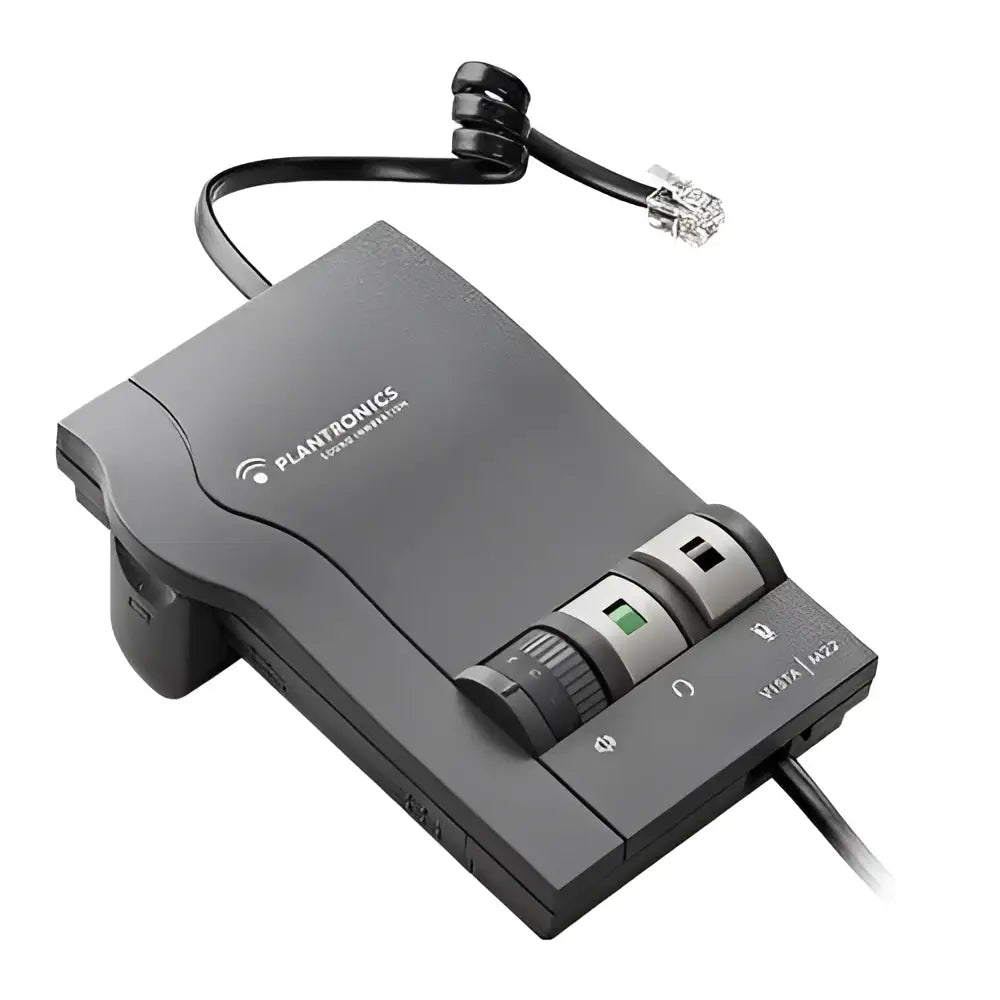 Poly Plantronics Vista M22 Headset Amplifier with Clearline Audio 43596-64 - Refurbished
