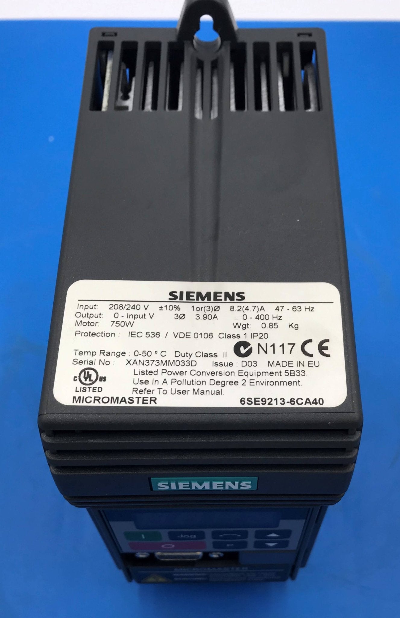 POWER CONVERTER/FREQ NVERTER (6SE9213 CA40 Siemens