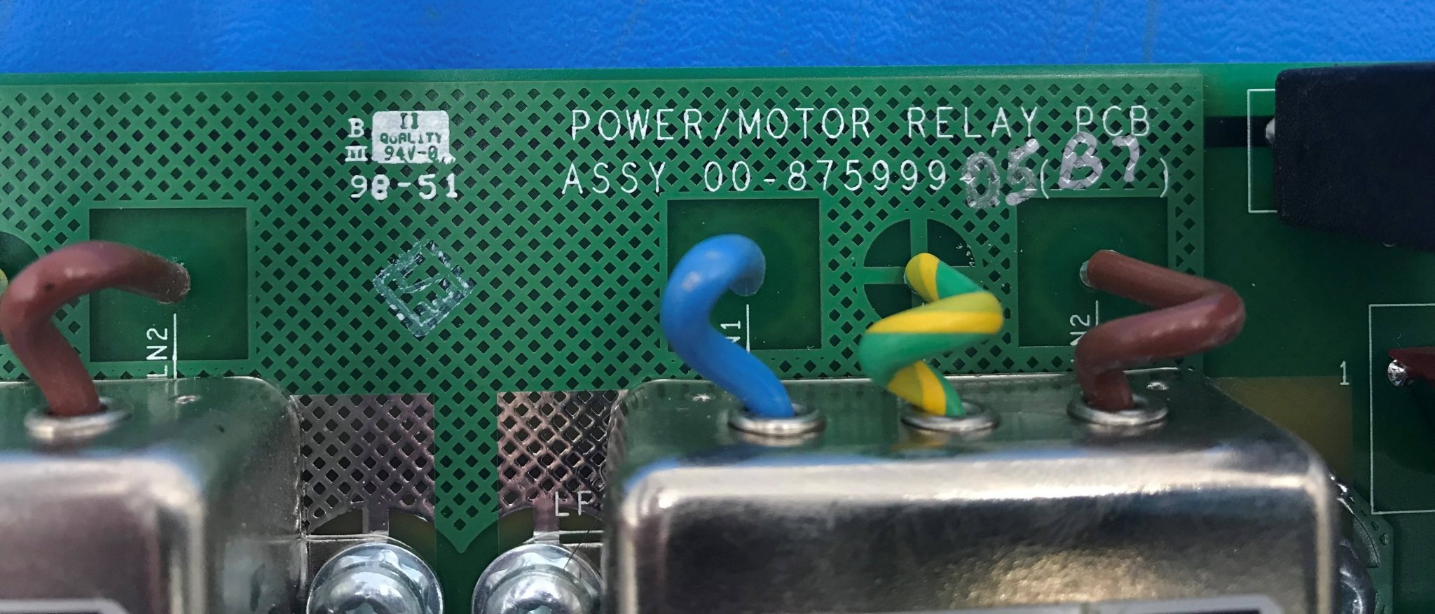 Power Motor Relay Board (00-875999-05B7 OEC 9600
