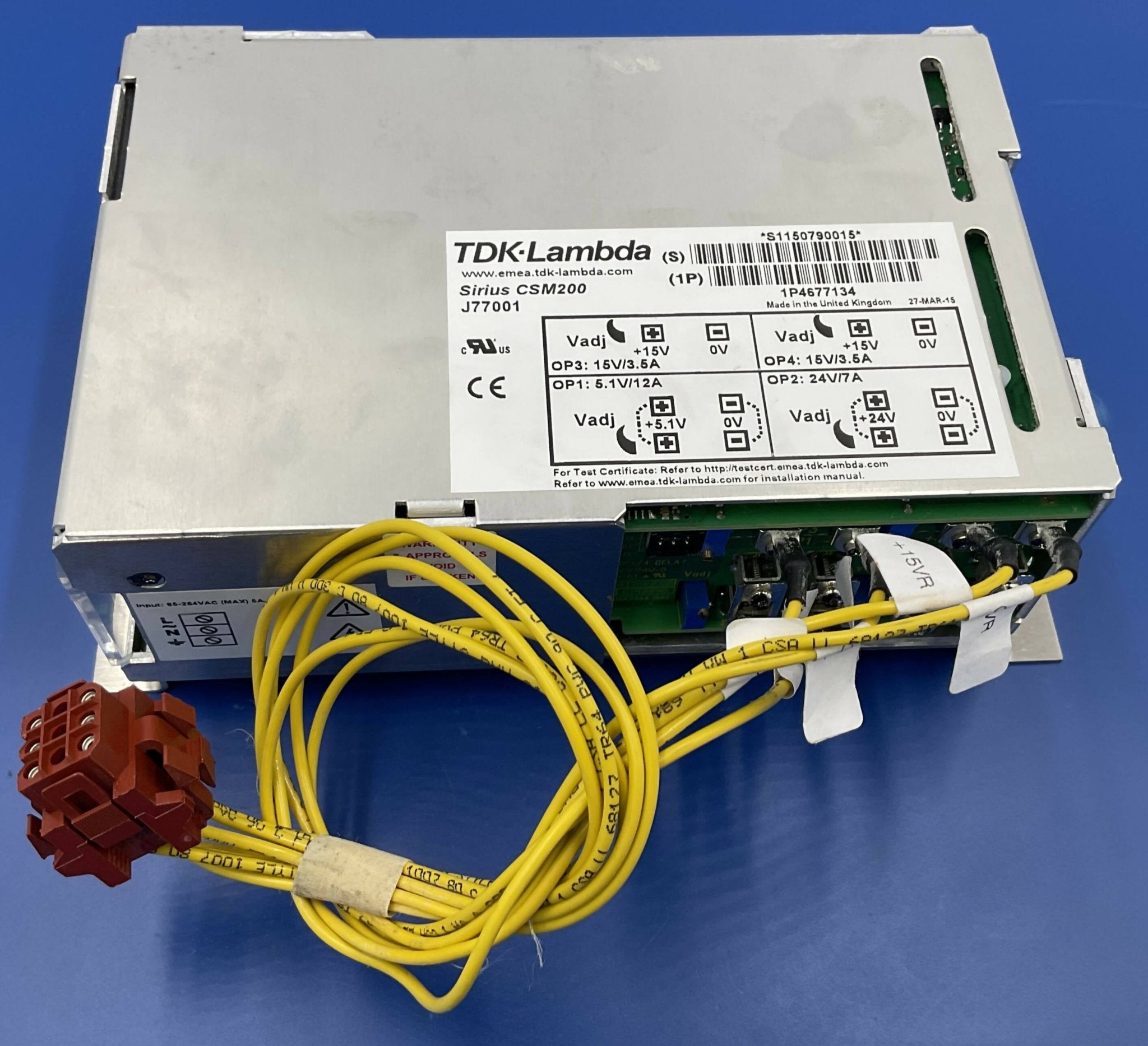 Power Supply CSM200/J77001er (4677134 SIEMENS/LAMBDA