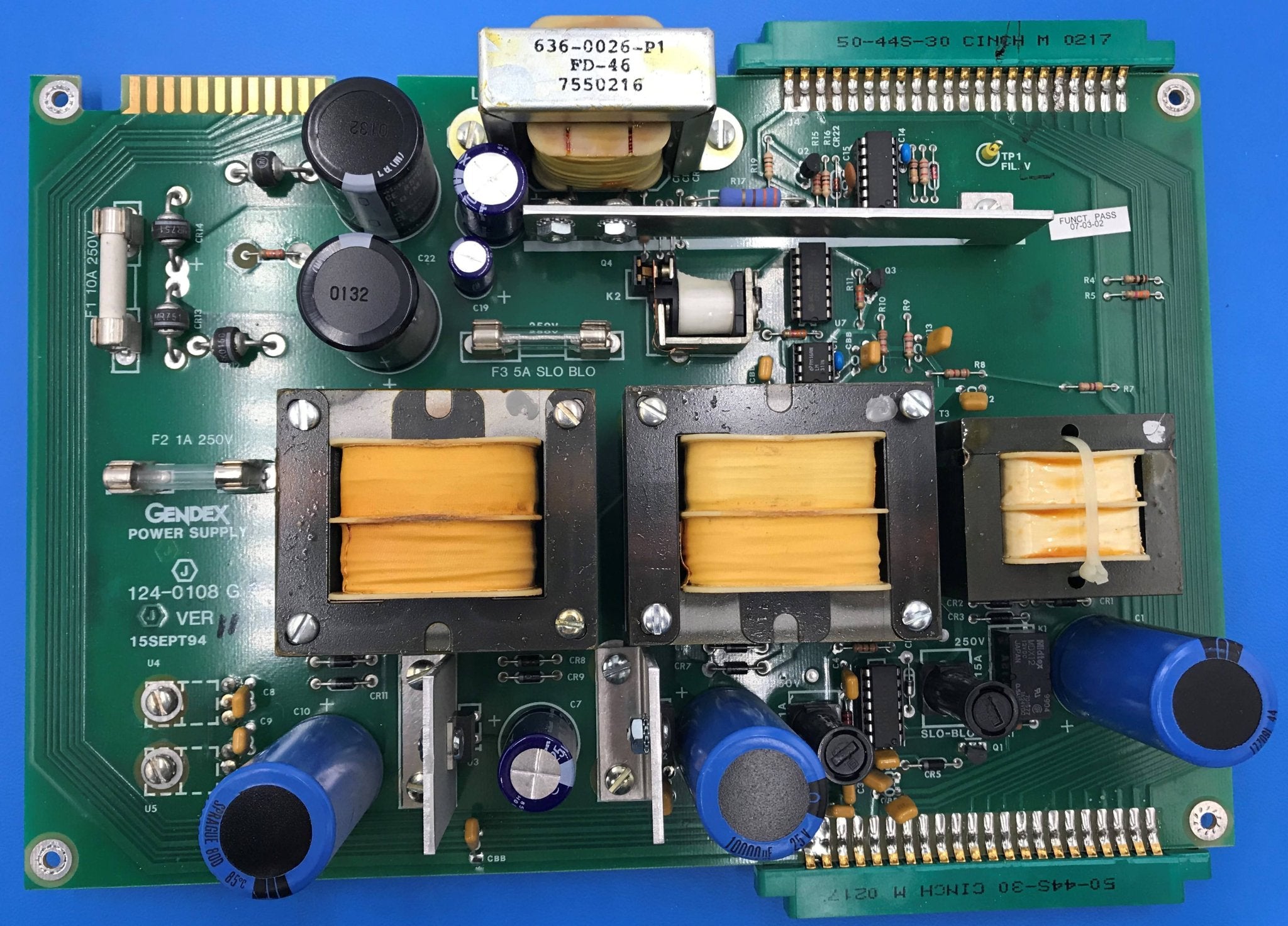 Power Supply PCB (124-0108 G1 Ver 11 Gendex