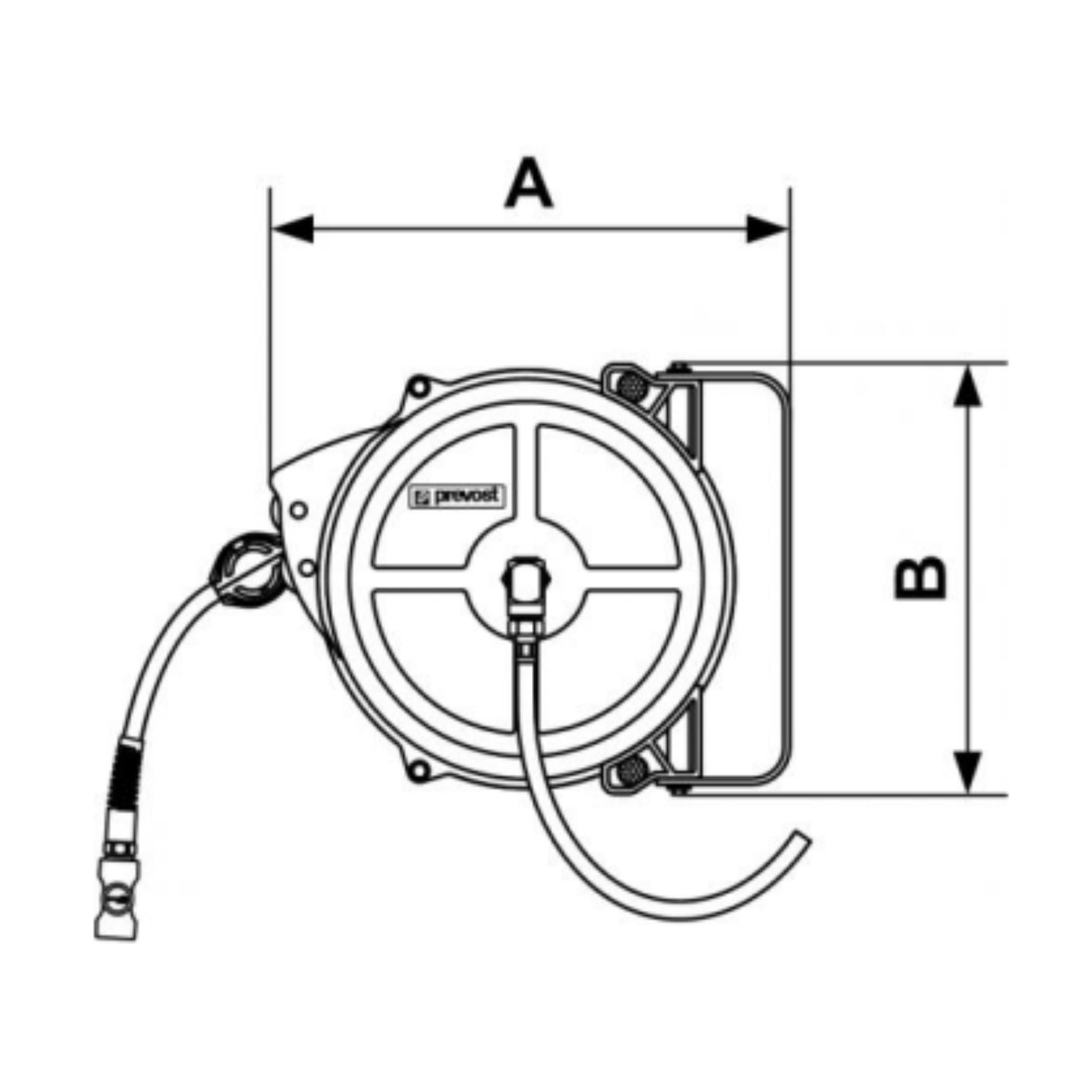 Prevost | DMF Series - Industrial type - Polyurethane hose | DMF 0812IS