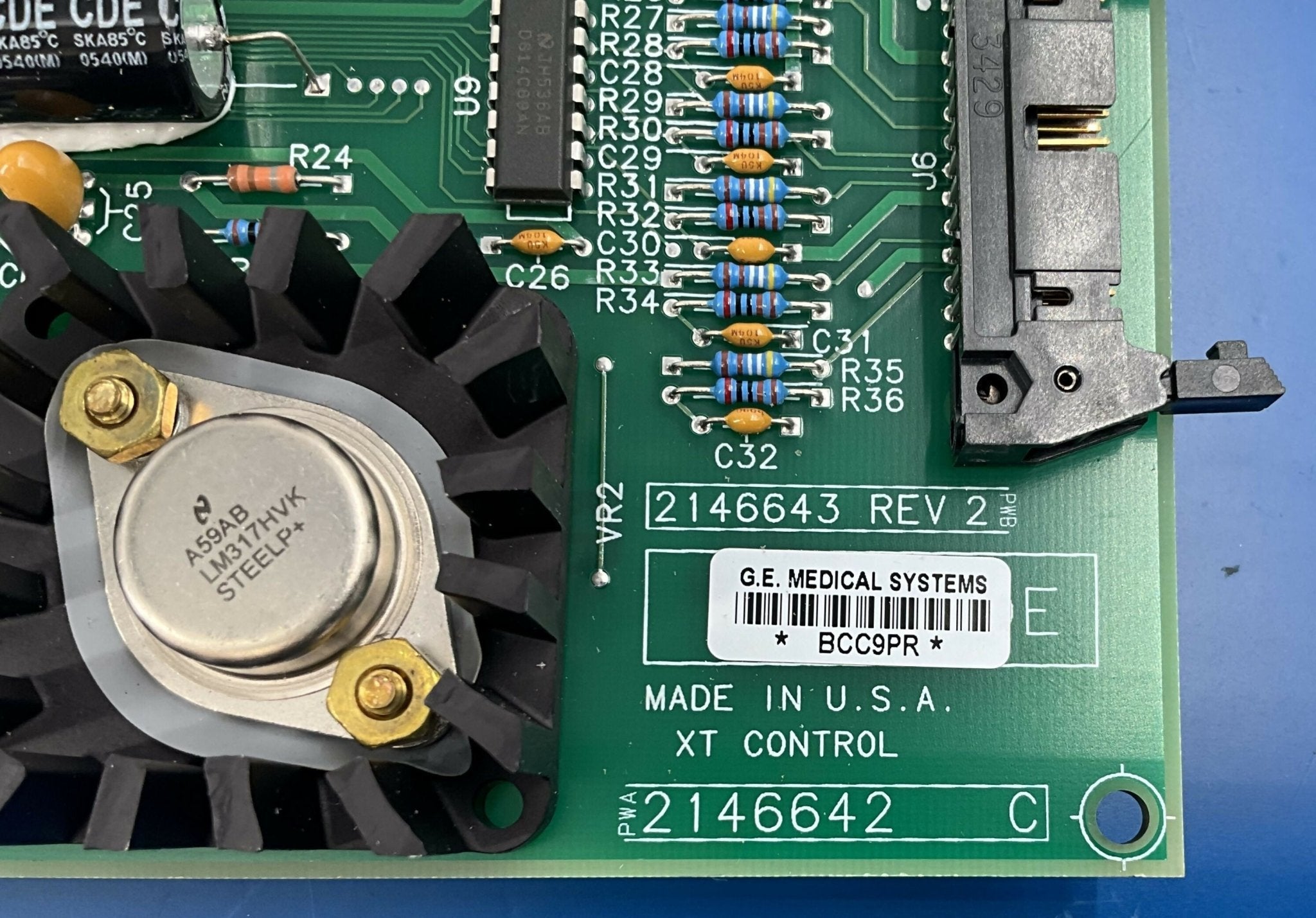 PROGRAMMED XT CONTROL BOARD (2146642/REV C GE