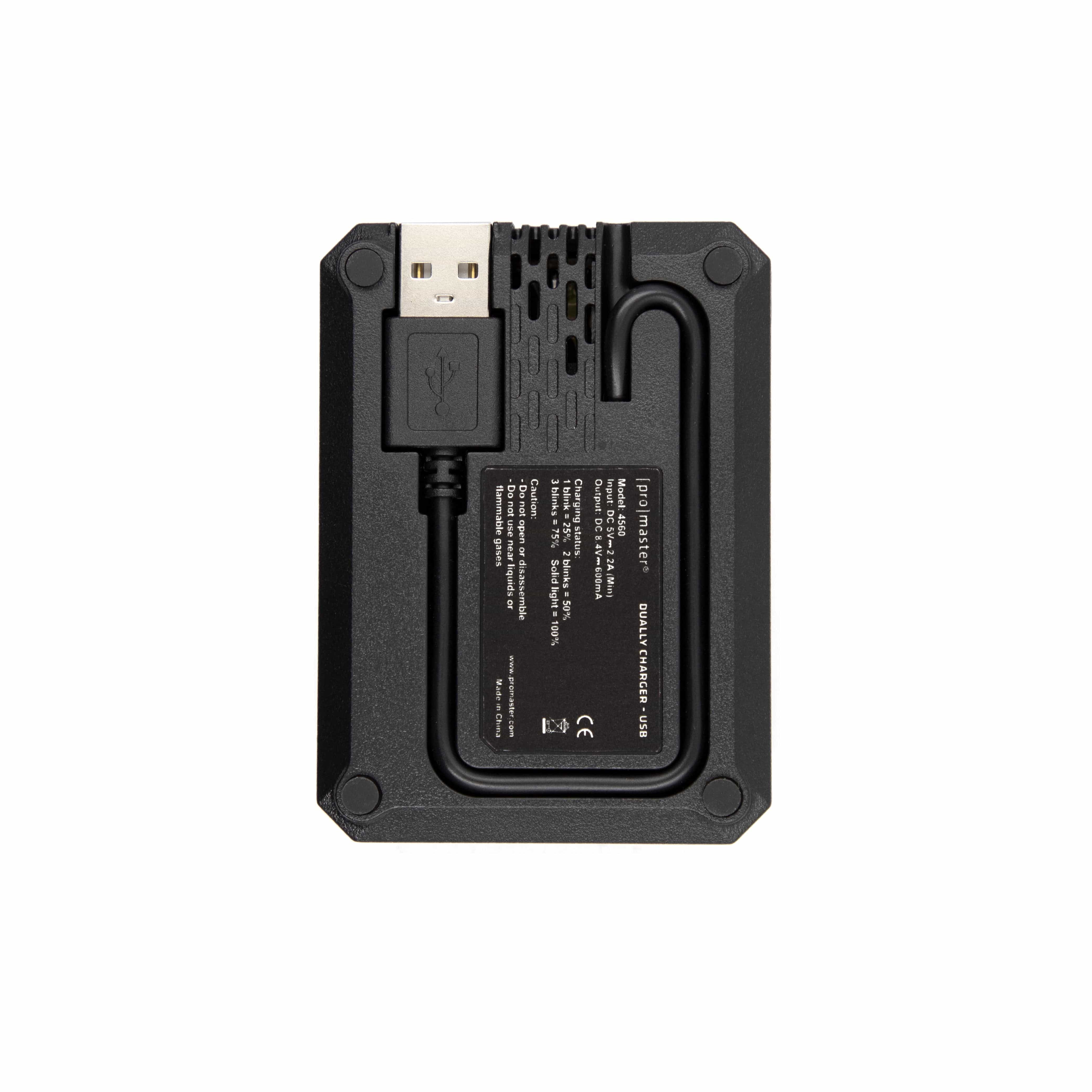 Promaster Dually Charger - USB for Canon LP-E6(N/NH/P)