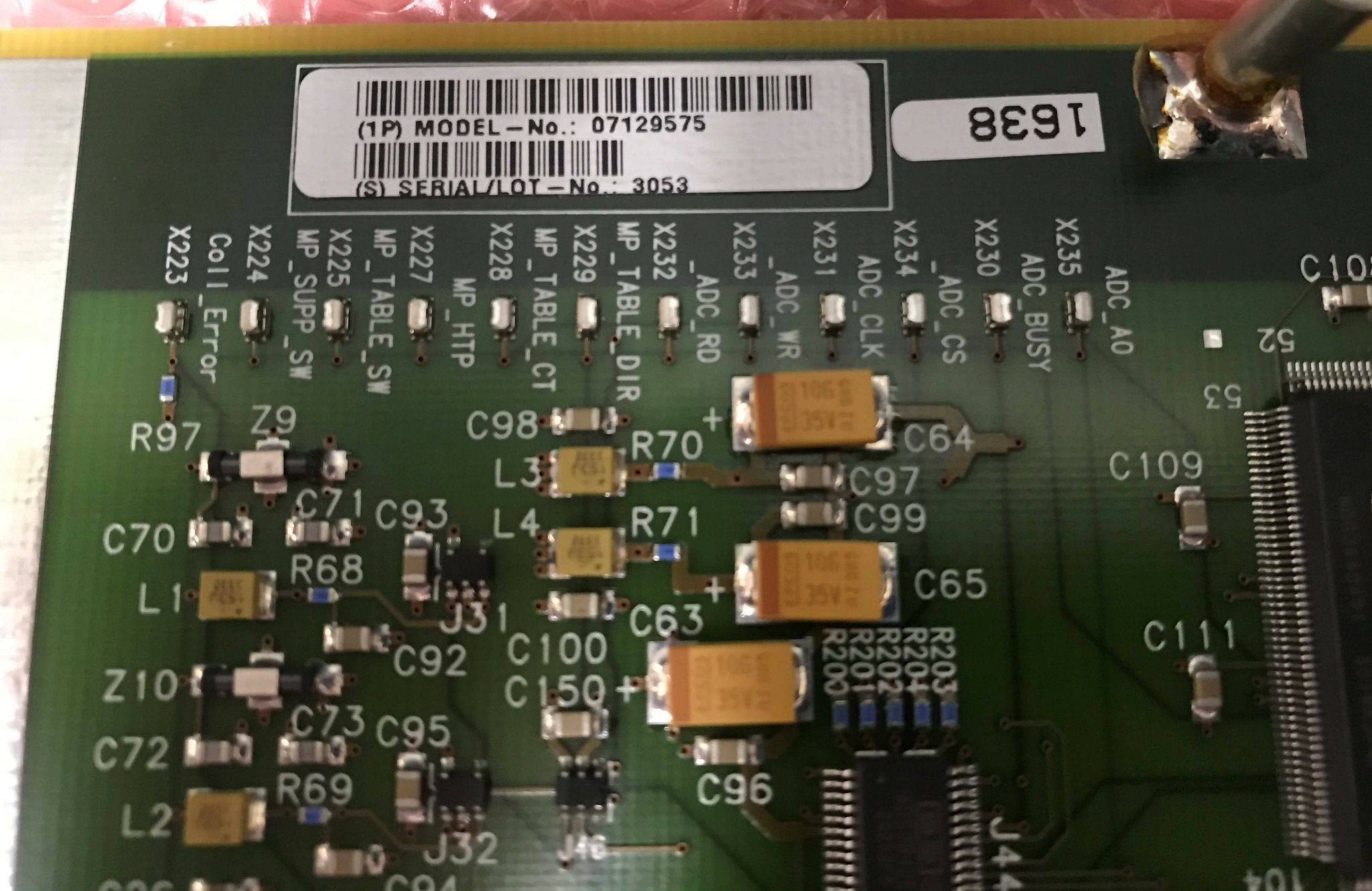 PT-Horizontal Board D701/D2 (08904901/07129575/10596196 Siemens