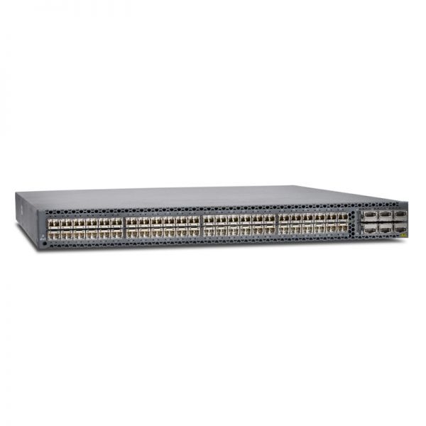 QFX5100-48S-AFI - Juniper QFX5100 48-Ports 10GBASE-X SFP+ Layer 3 Rack-mountable Managed Back-to-front Airflow Network Switch with 6-Ports QSFP+