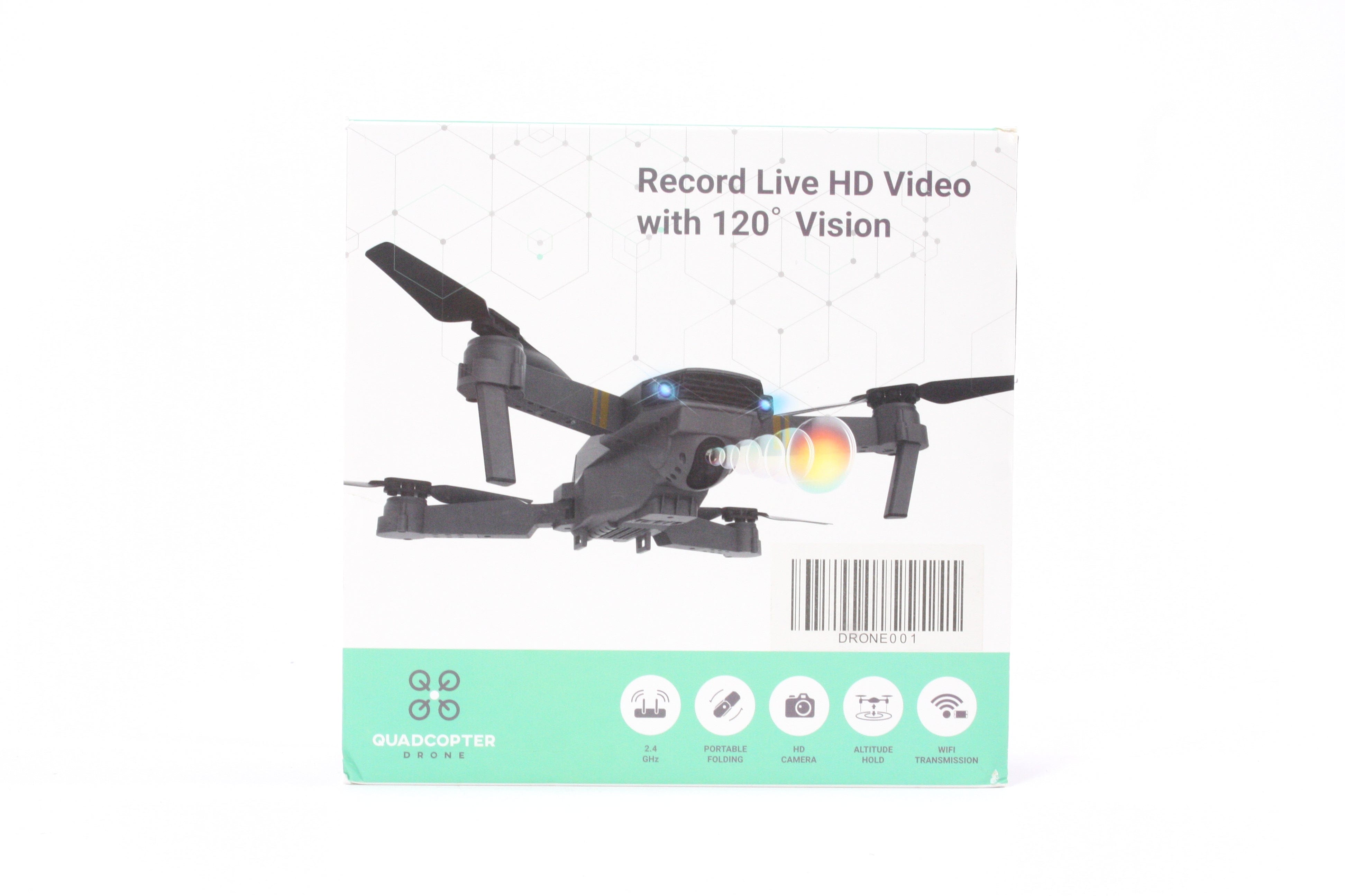 Quadcopter HD Drone with 120 degree Vision (NEW IN BOX)