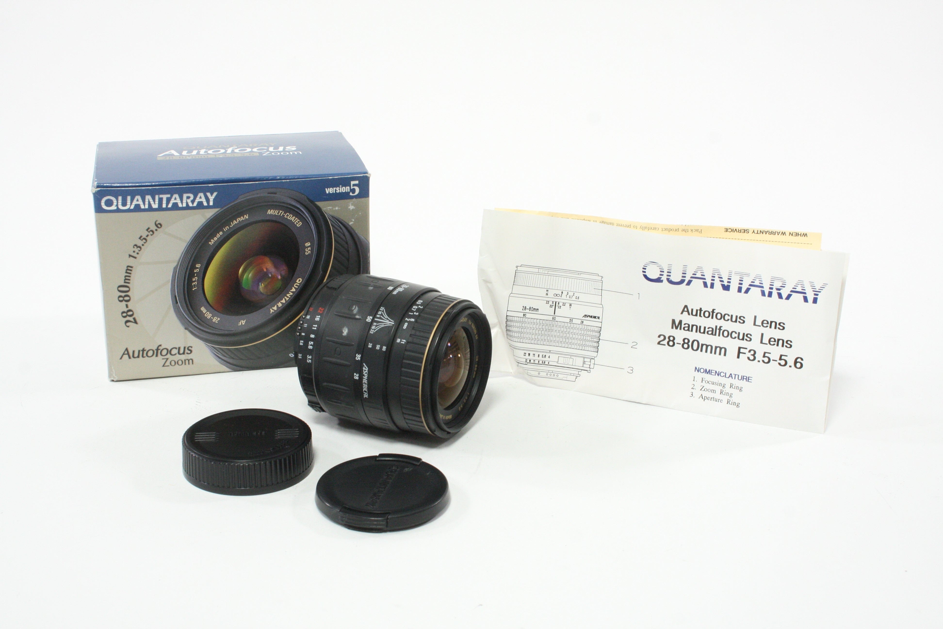 Quantaray 28-80mm f/3.5-5.6 AF for Nikon F Mount
