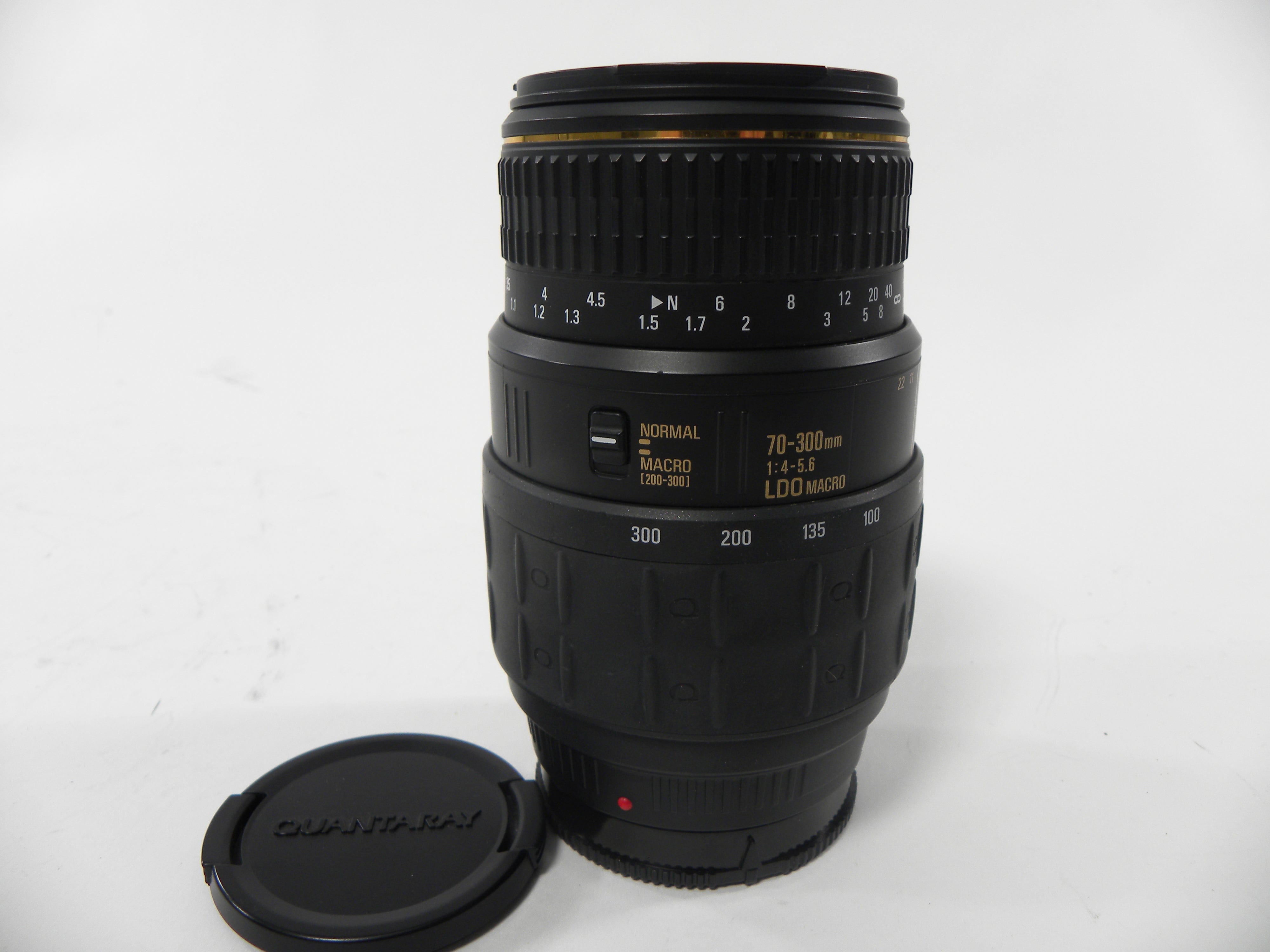 Quantaray LDO Macro 70-300mm f4-5.6 Minolta AF Mount