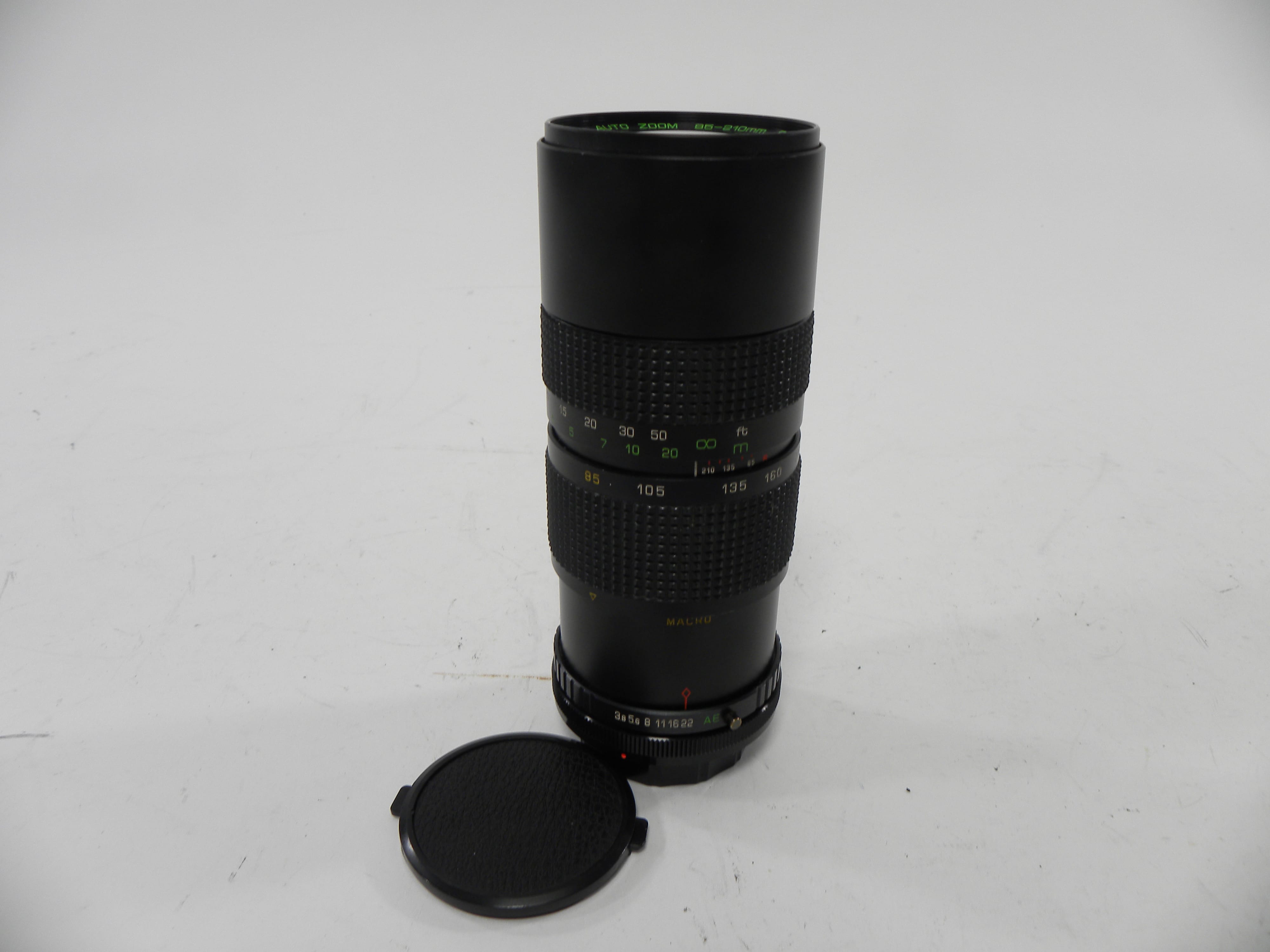 Quantaray MC Auto Zoom 85-210mm f3.8 Canon FD Mount