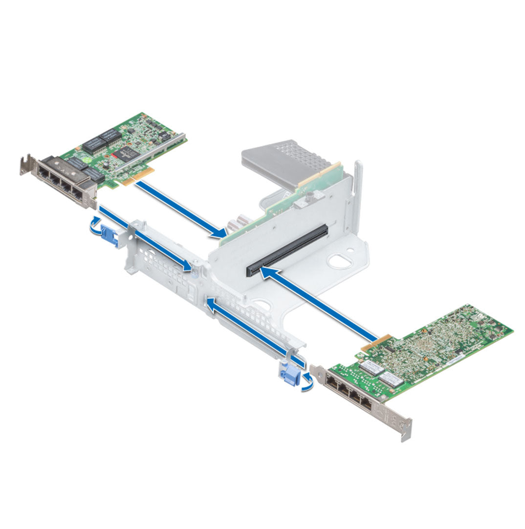 T4M6R - Dell R540 Butterfly Riser Card