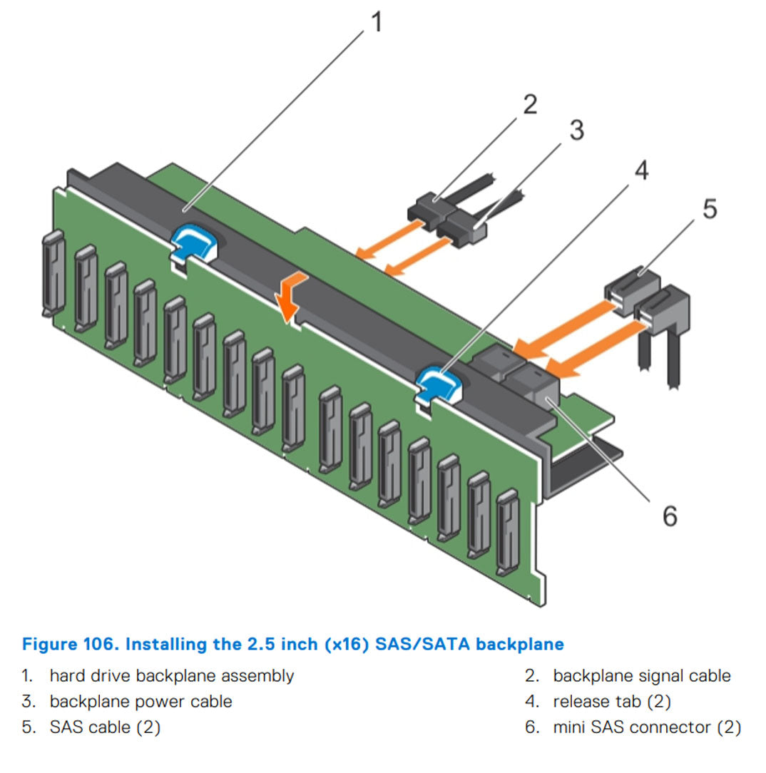 4G4F6 — Backplane | Dell PowerEdge R730
